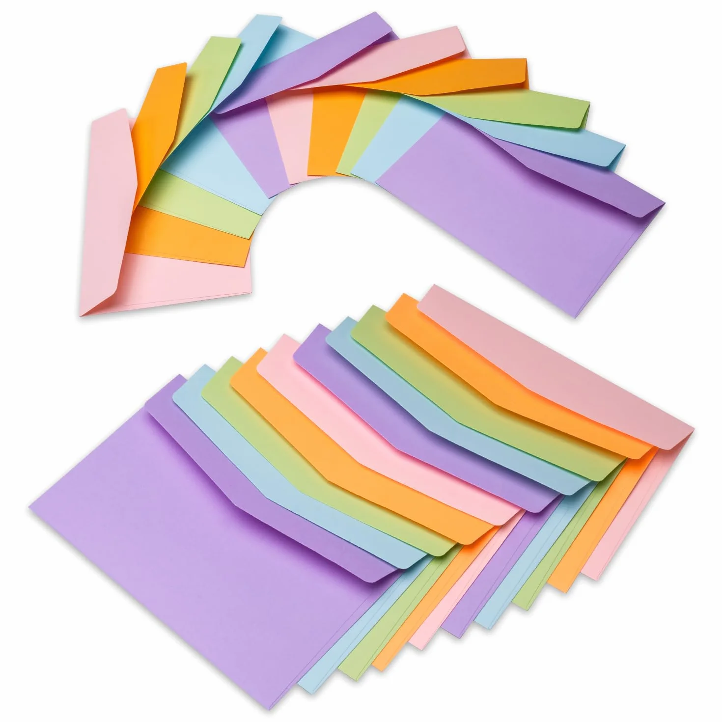 Enveloppes C6 Multicolores 40 Pièces 16 x 11 cm pour Mariage