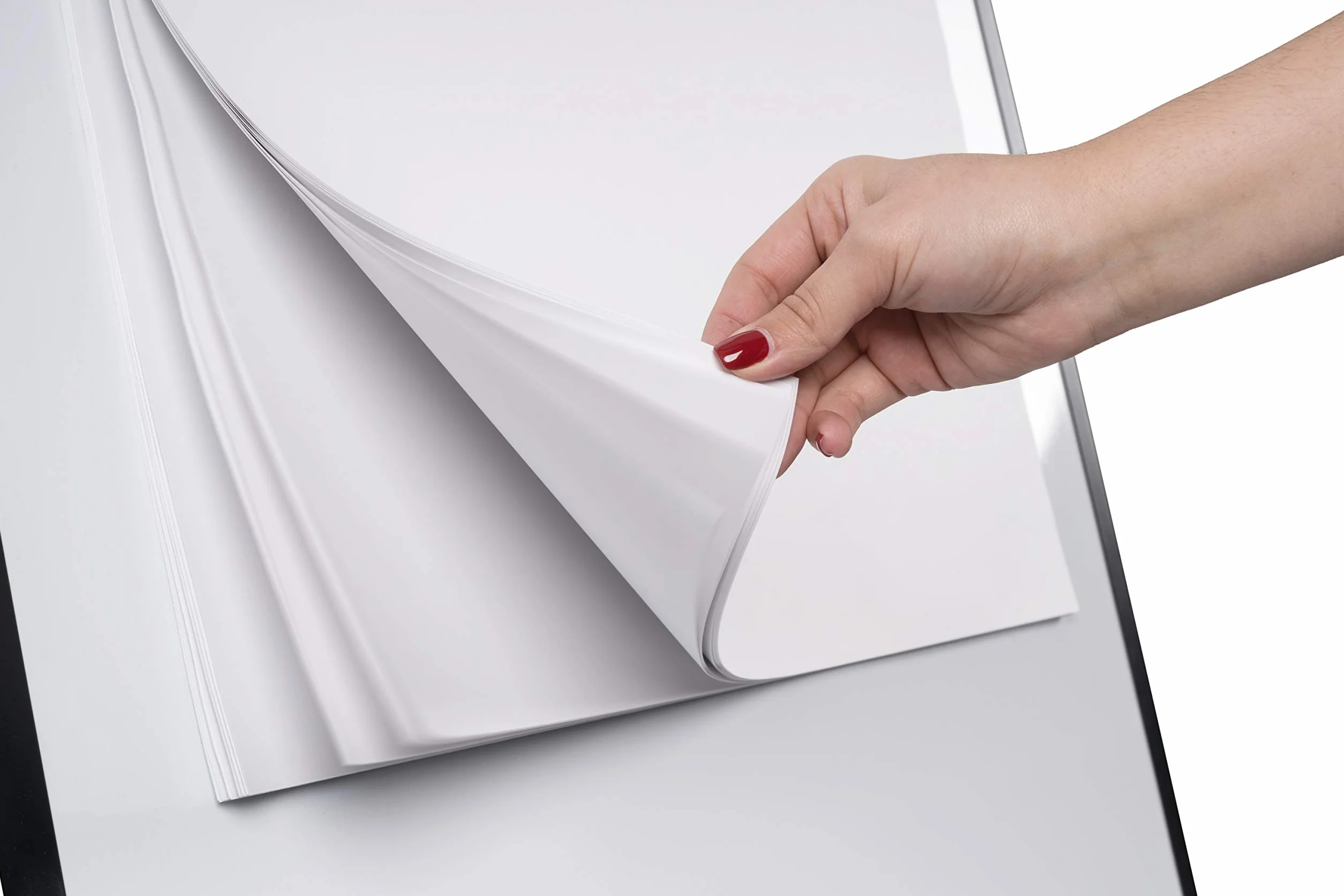 Bloc de Feuilles Papier Blanc Quadrillé A1 60 gr/m² 20 Feuilles pour Chevalet de Conférence
