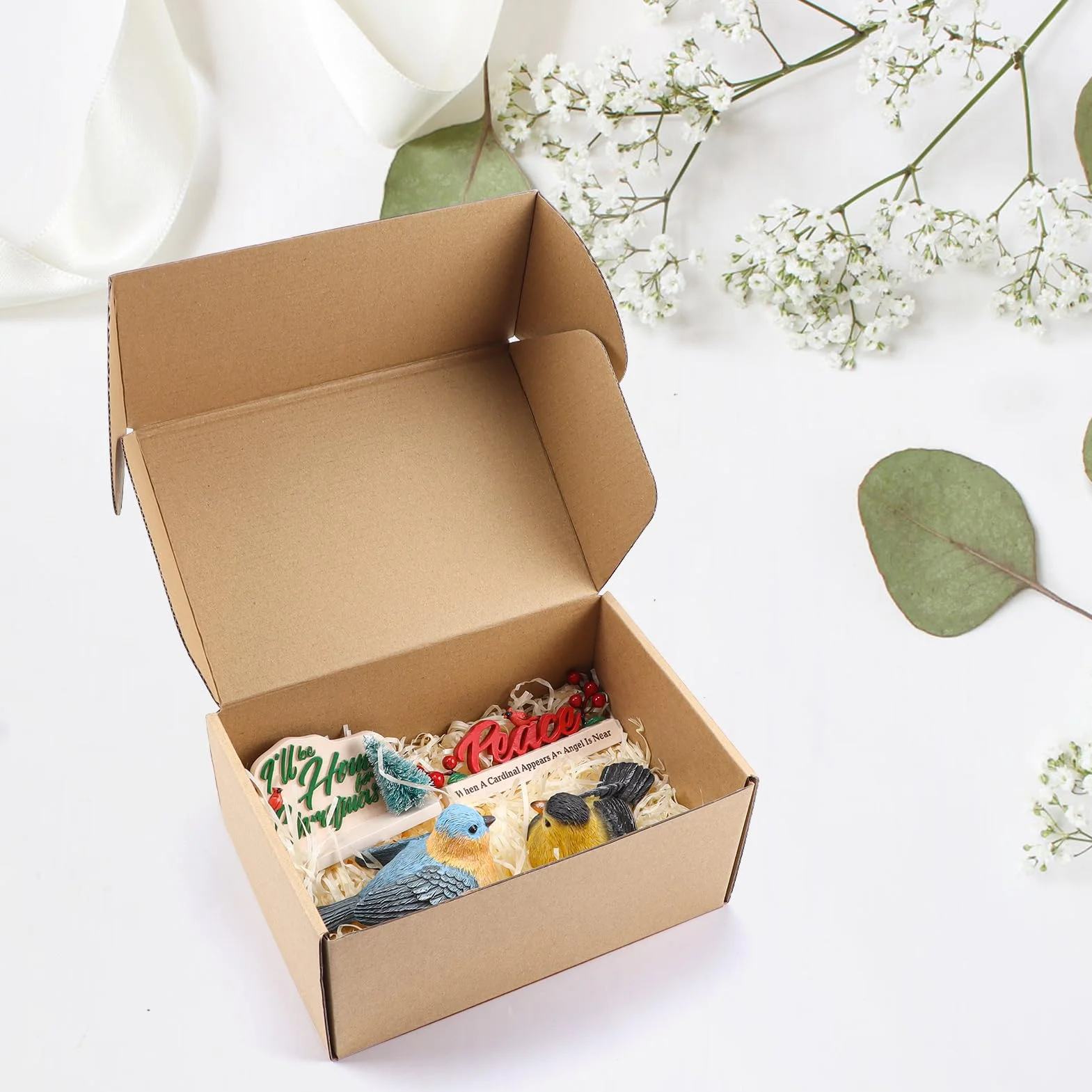 Cartons Emballage Lot de 25 22.9x15.3x10.2 cm Petites Boîtes d'Expédition Marron