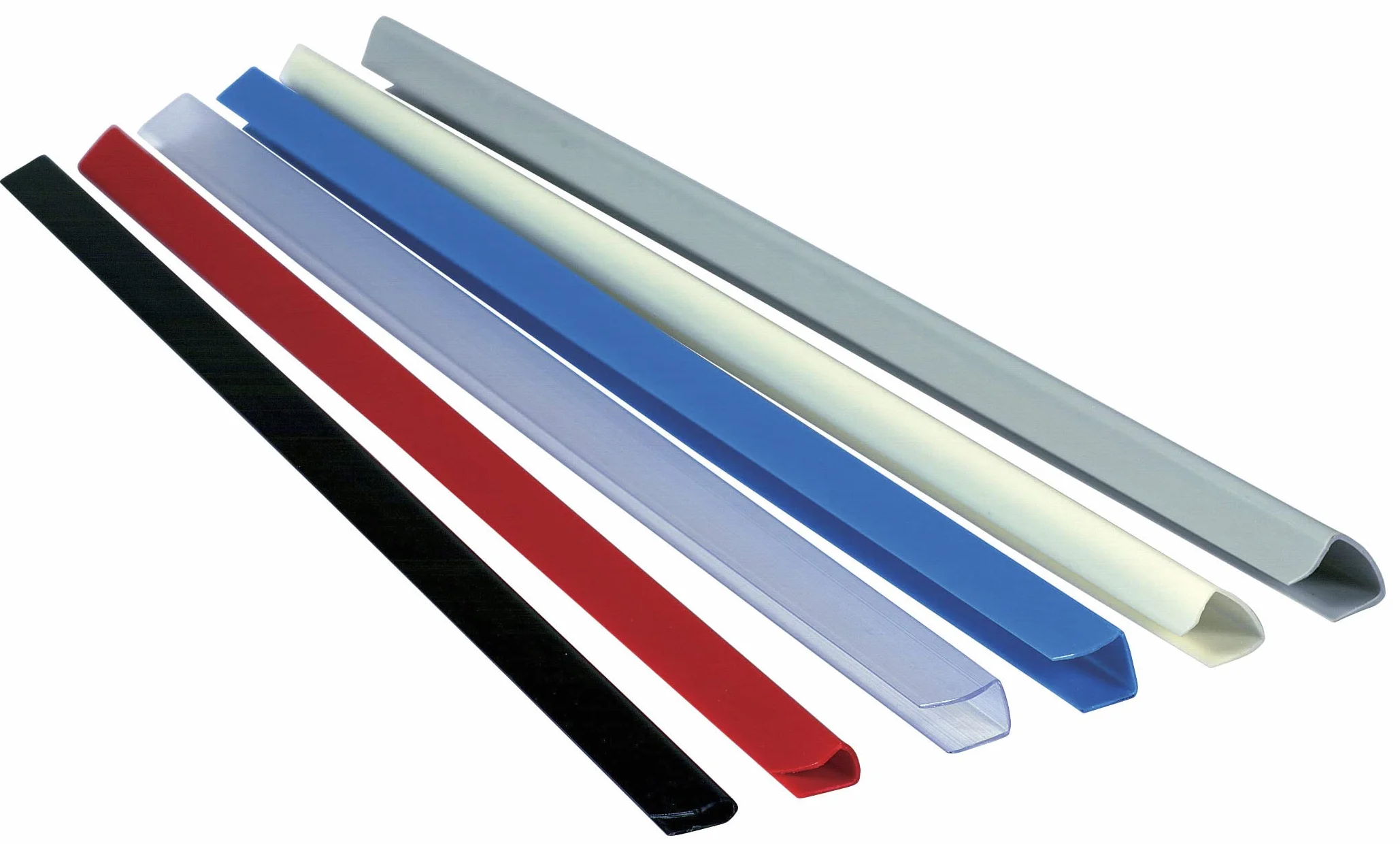 EXACOMPTA Baguette à relier Serodo transparent 3mm Lot de 25