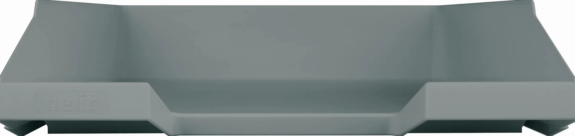 Helit Corbeille à courrier DIN A4-C4 plastique recyclé Ange Bleu gris clair 5 pièces