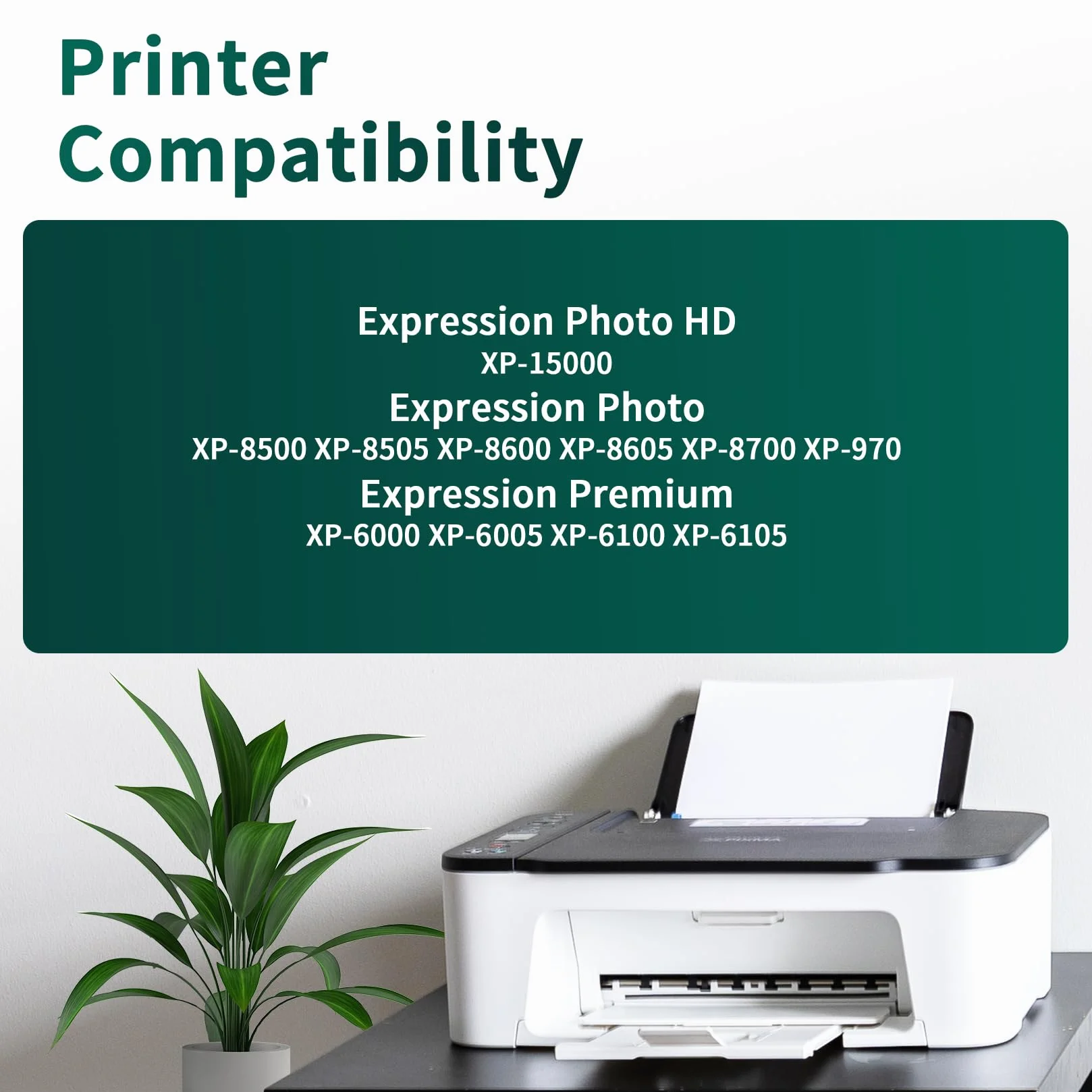 Cartouche d'encre T3661 compatible Epson T3661 C13T366100 pour Expression Photo XP-8500 XP-8505 XP-8600 XP-15000 XP-6000 XP-6005 XP-6100 XP-970