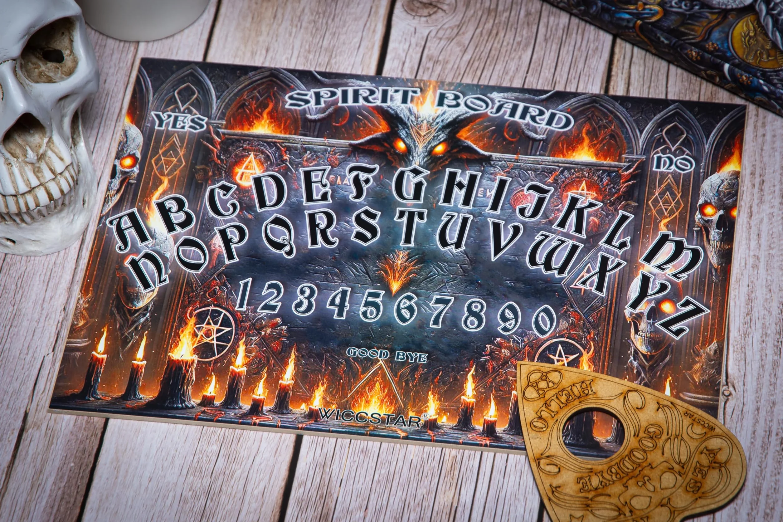 Planche Ouija avec instructions détaillées