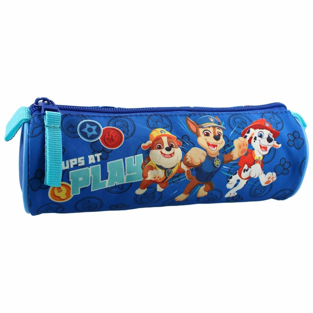 Trousse Scolaire Pat' Patrouille Héros en Mission Bleue pour Enfant avec Chase Marcus Ruben Format 21cm Robuste