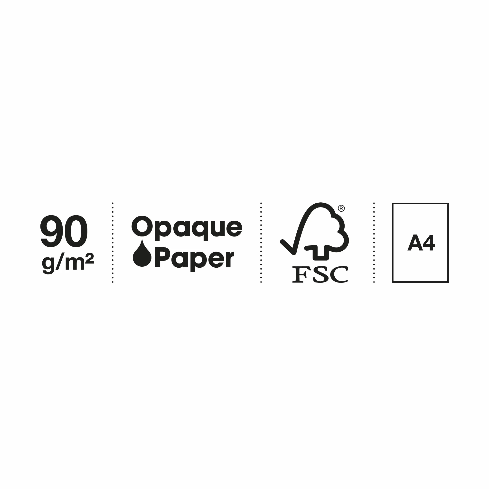 Miquelrius Bloc de recharge A4 100 feuilles quadrillées 4x4 mm Papier 90 g/m²