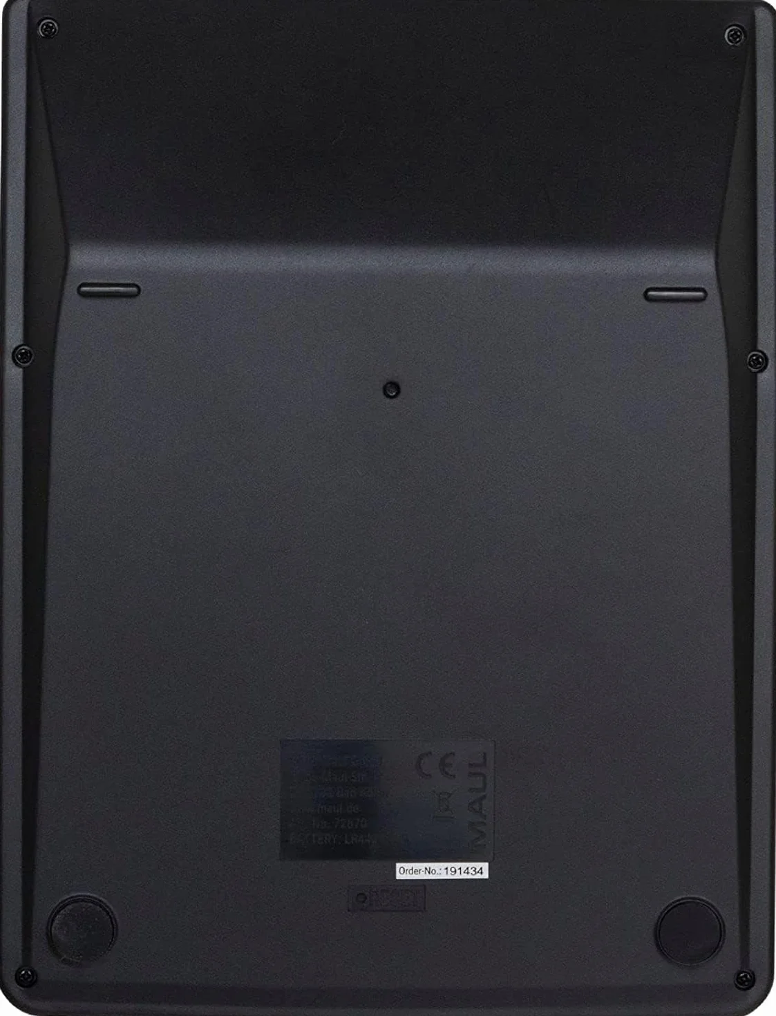 MAUL Calculatrice de Bureau Mxl 12 12 Chiffres Calcul de Taxes Alimentation Solaire et Pile 20.5 x 15.5 cm Noir