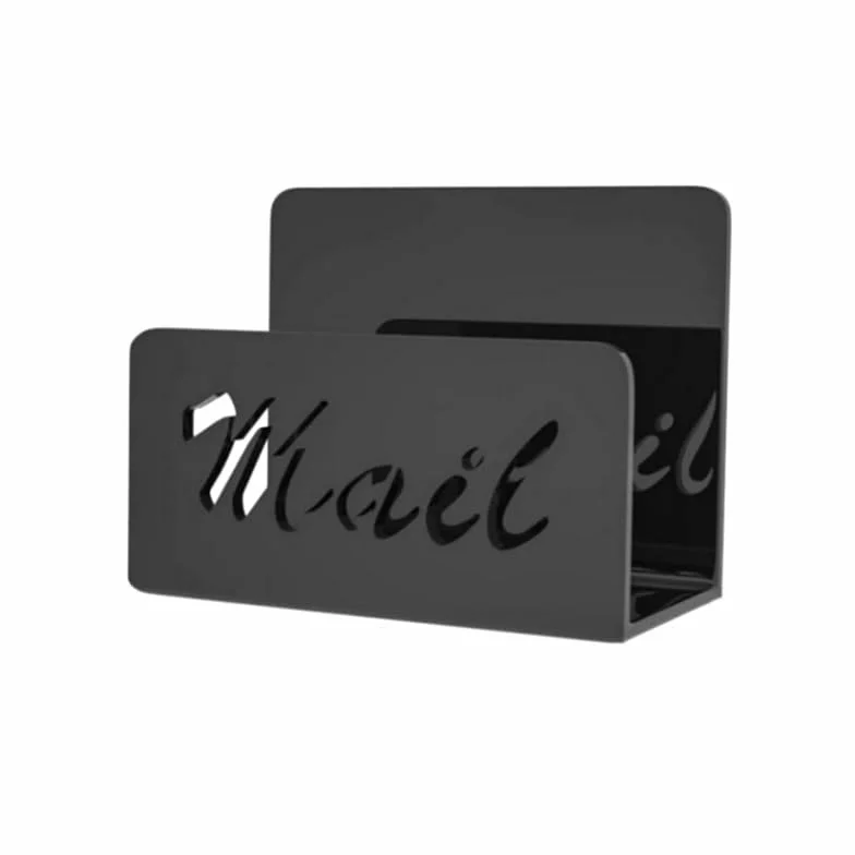 Organisateur de Courrier en Acrylique Trieur de Lettres pour Bureau