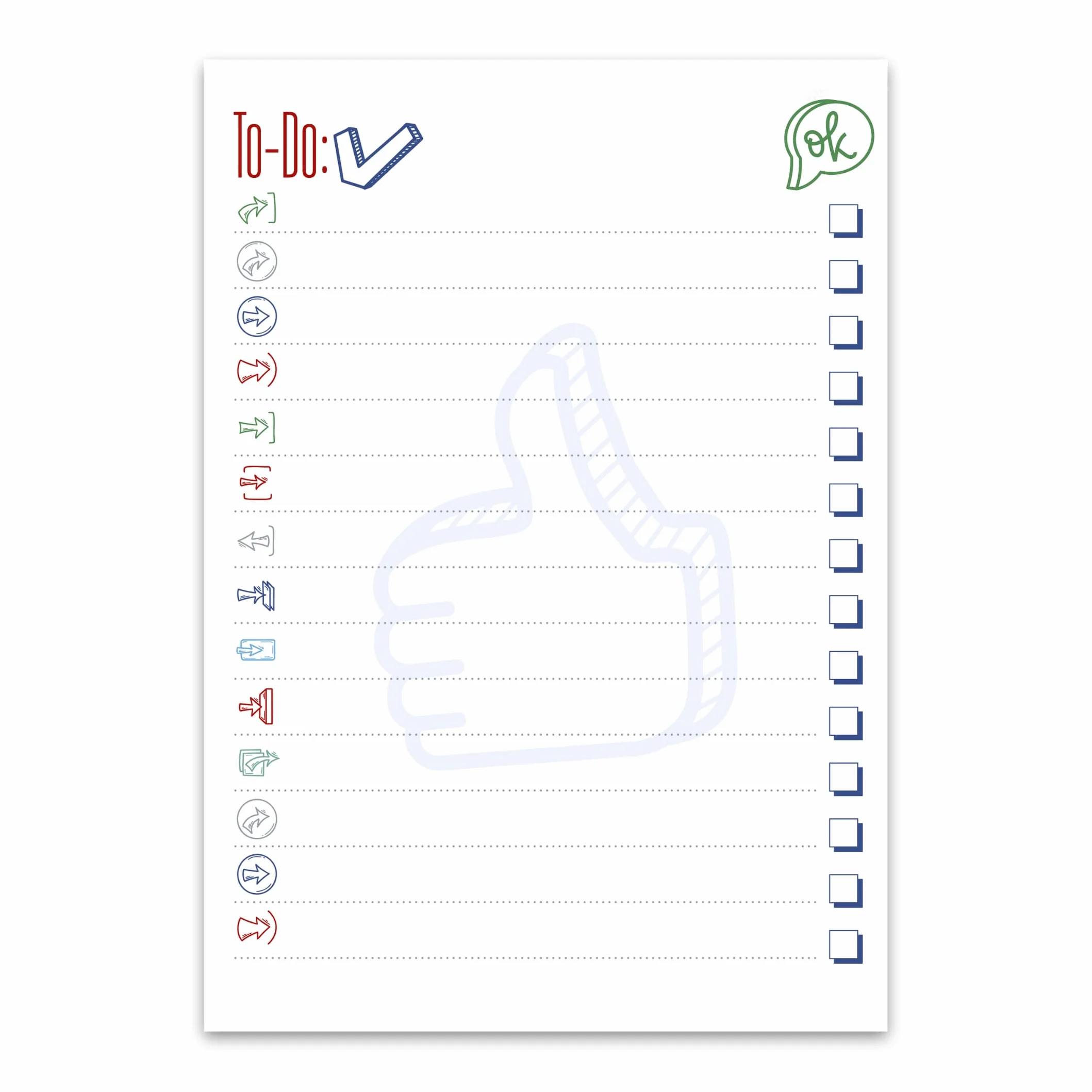 Staufen REC To Do List 2 blocs DIN A5 52 feuilles papier recyclé 90 g/m²