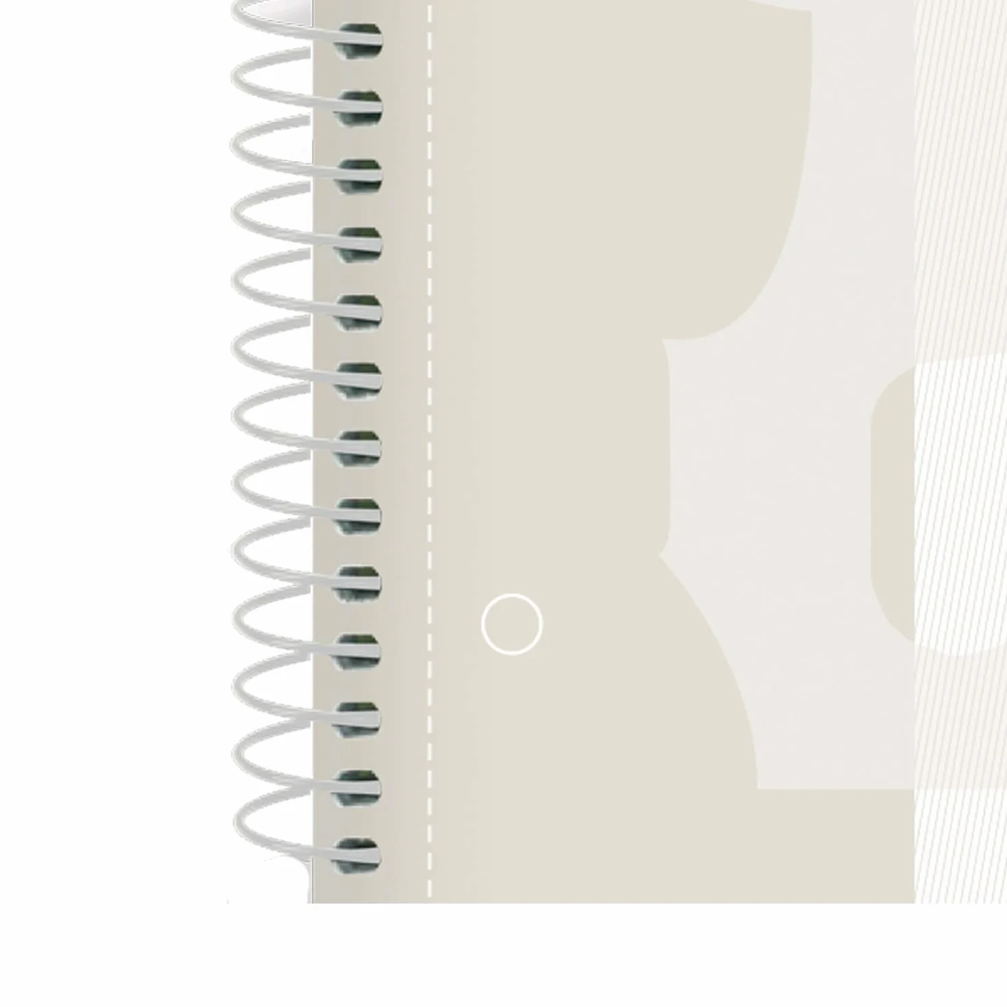 SPIRAL COUVERCLE EXTRADURE A4+ TABLEAU 5 x 5 BLANC