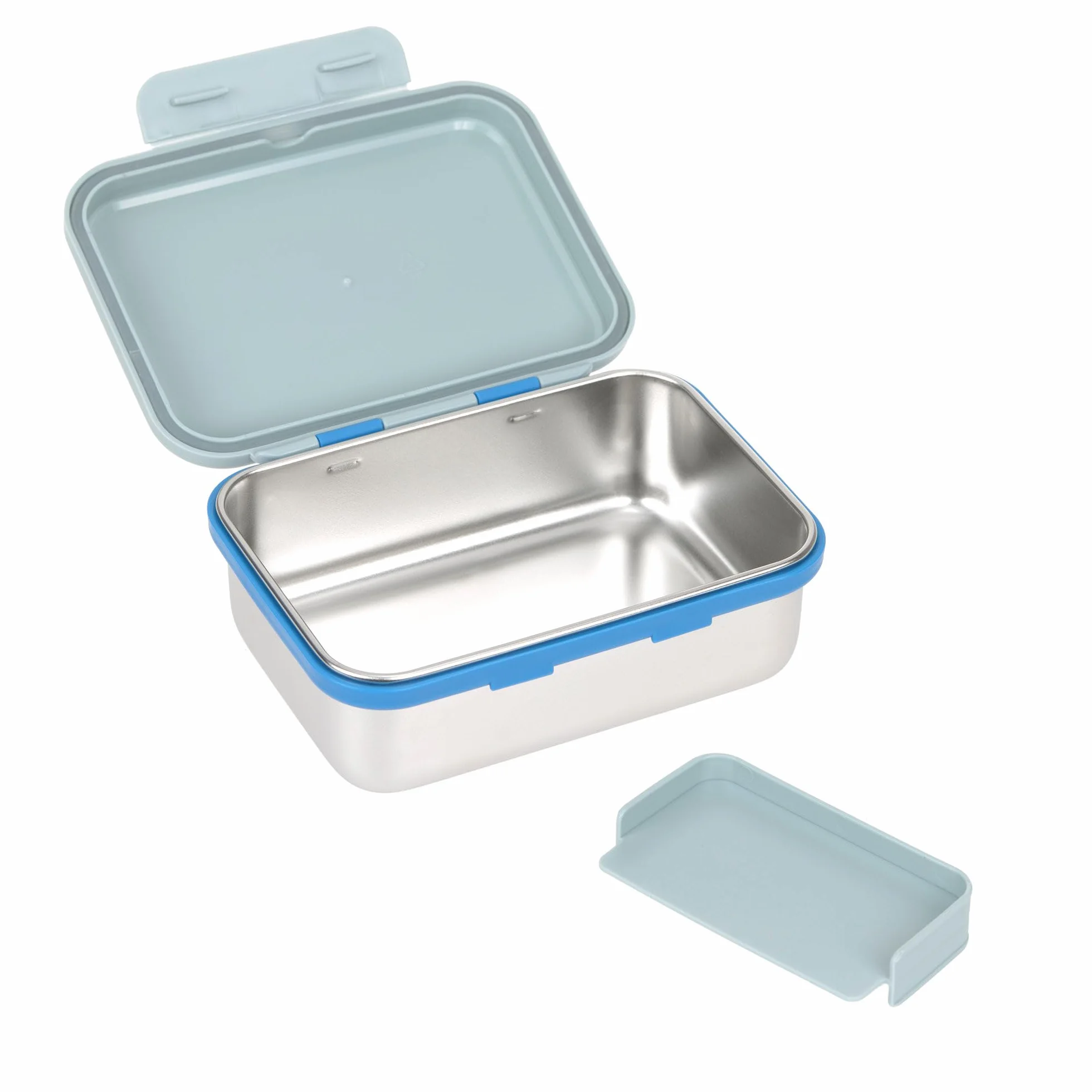 LÄSSIG Lunchbox acier inoxydable Sunny Explorer vert bleu