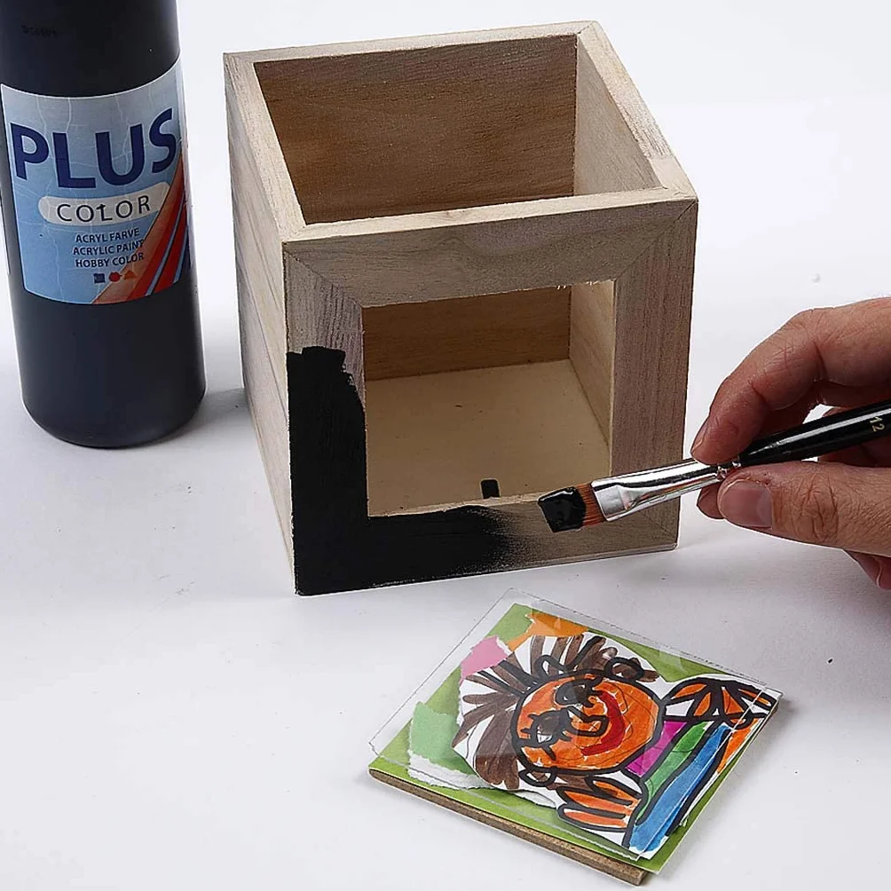 Pot à crayons arbre impératrice 10 x 10 x 10 cm trou 6,2 x 6,2 cm 1 pièce