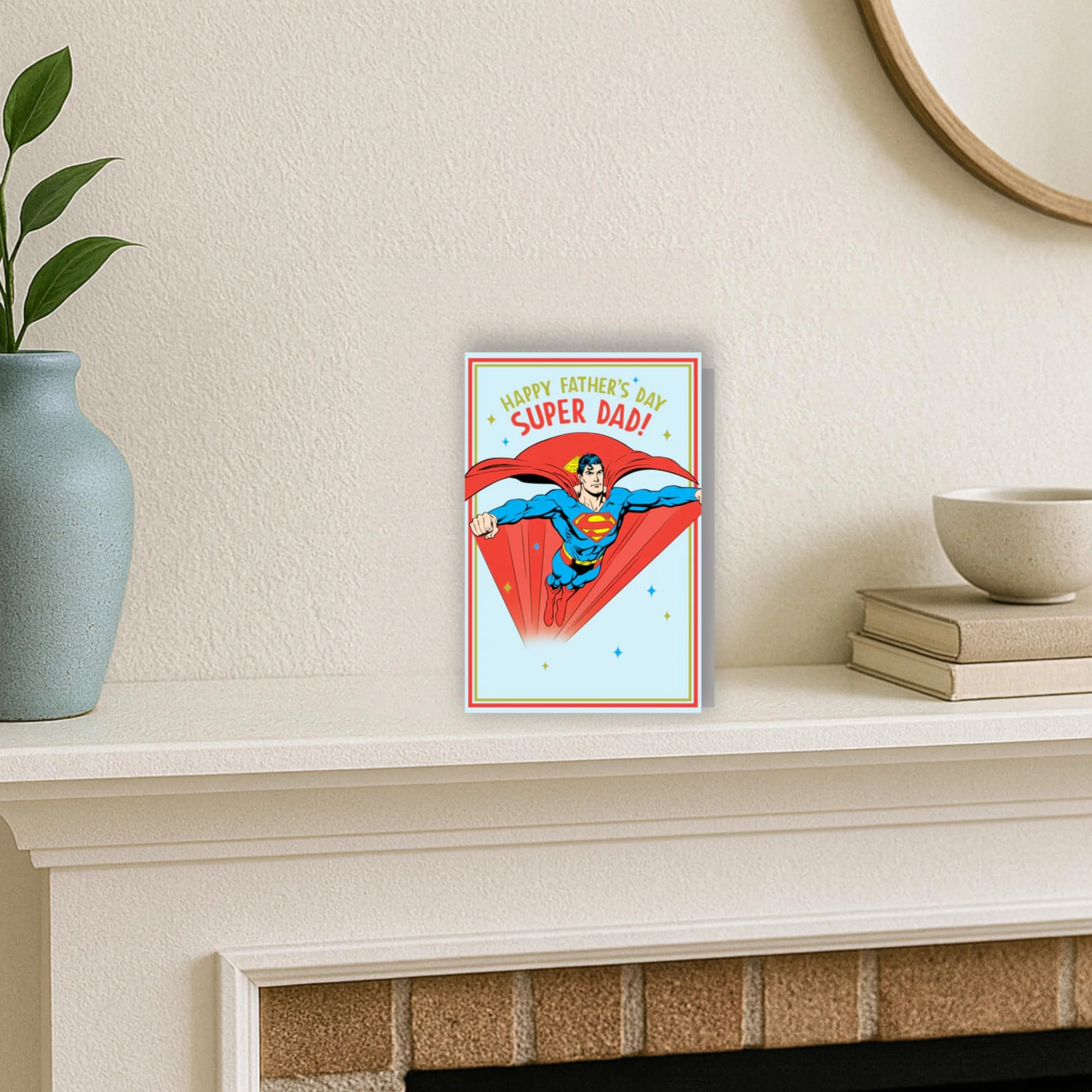 Superman Papa Carte de Fête des Pères Danilo Promotions LTD WB