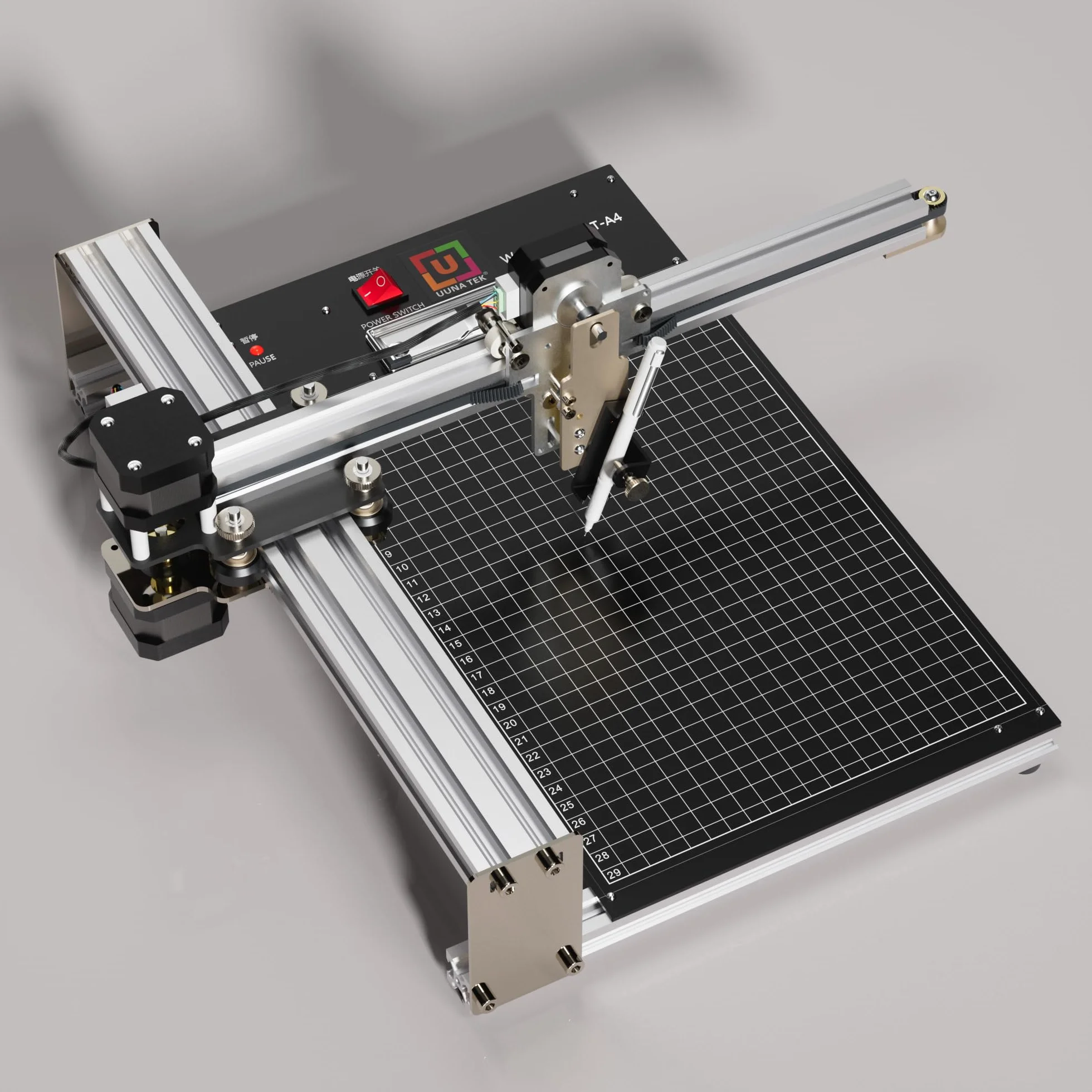 UUNATEK iDraw 2.0 T-Structure XY Traceur Machine à dessin Brobot d'écriture manuscrite A4 3x42 moteurs pas à pas