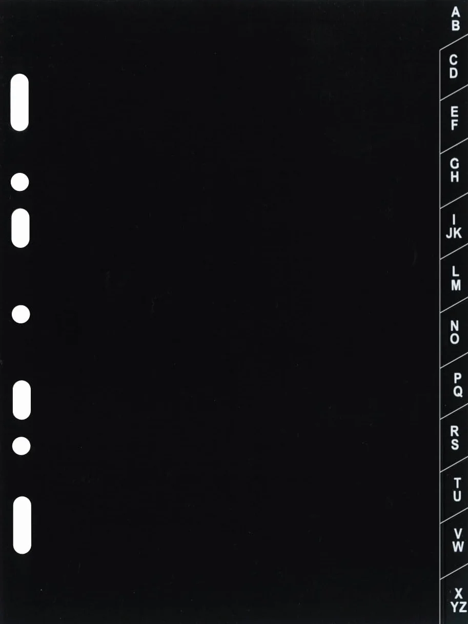 Exacompta Recharge Agenda Exatime 17 12 feuillets Index alphabétique Noir