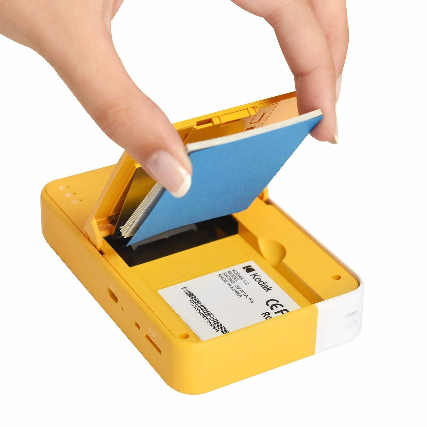 KODAK Papier photo ZINK autocollant 5,1 x 7,5 cm 50 feuilles Compatible Kodak Step
