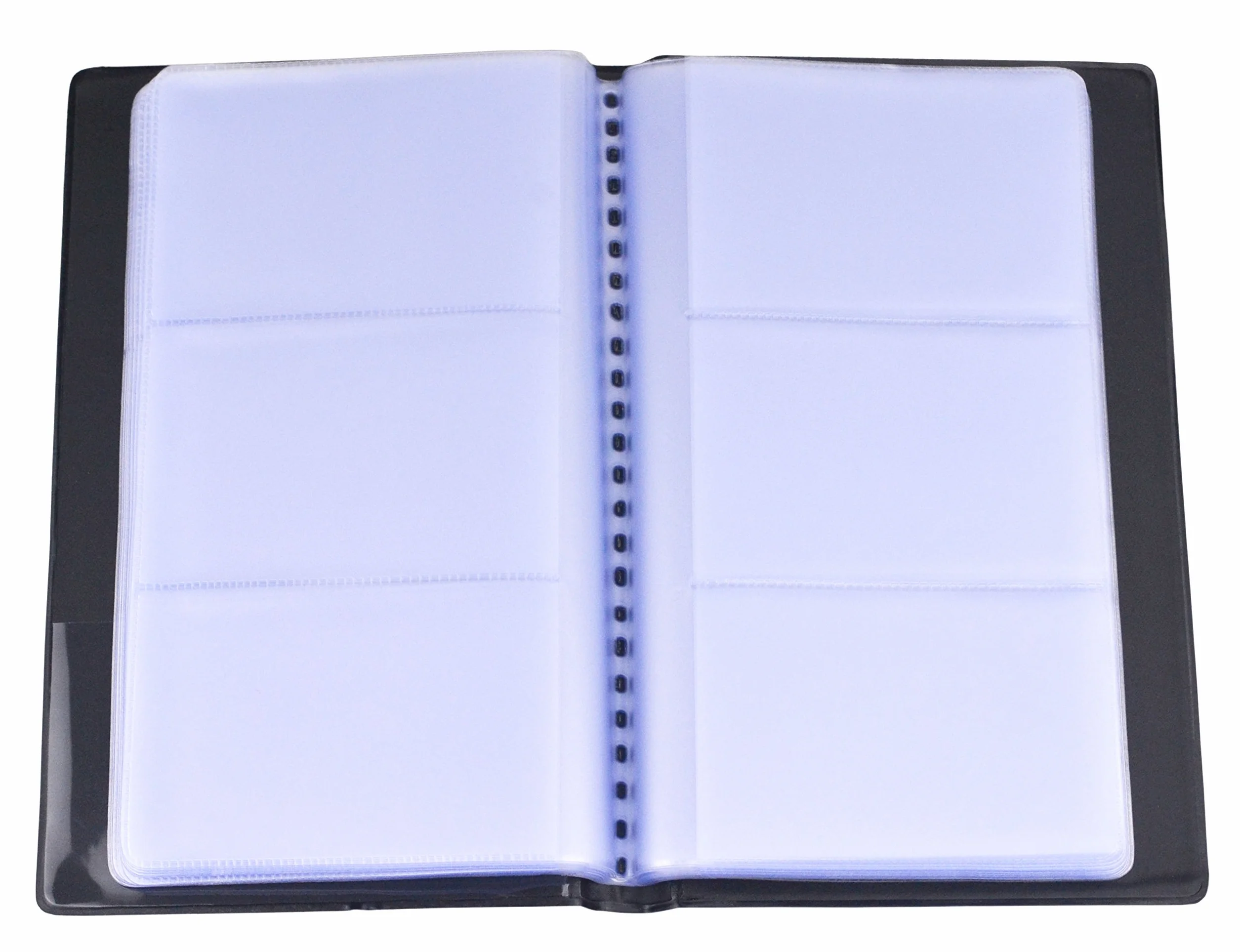 SAMYO Organiseur porte-cartes de visite 240 cartes Noir
