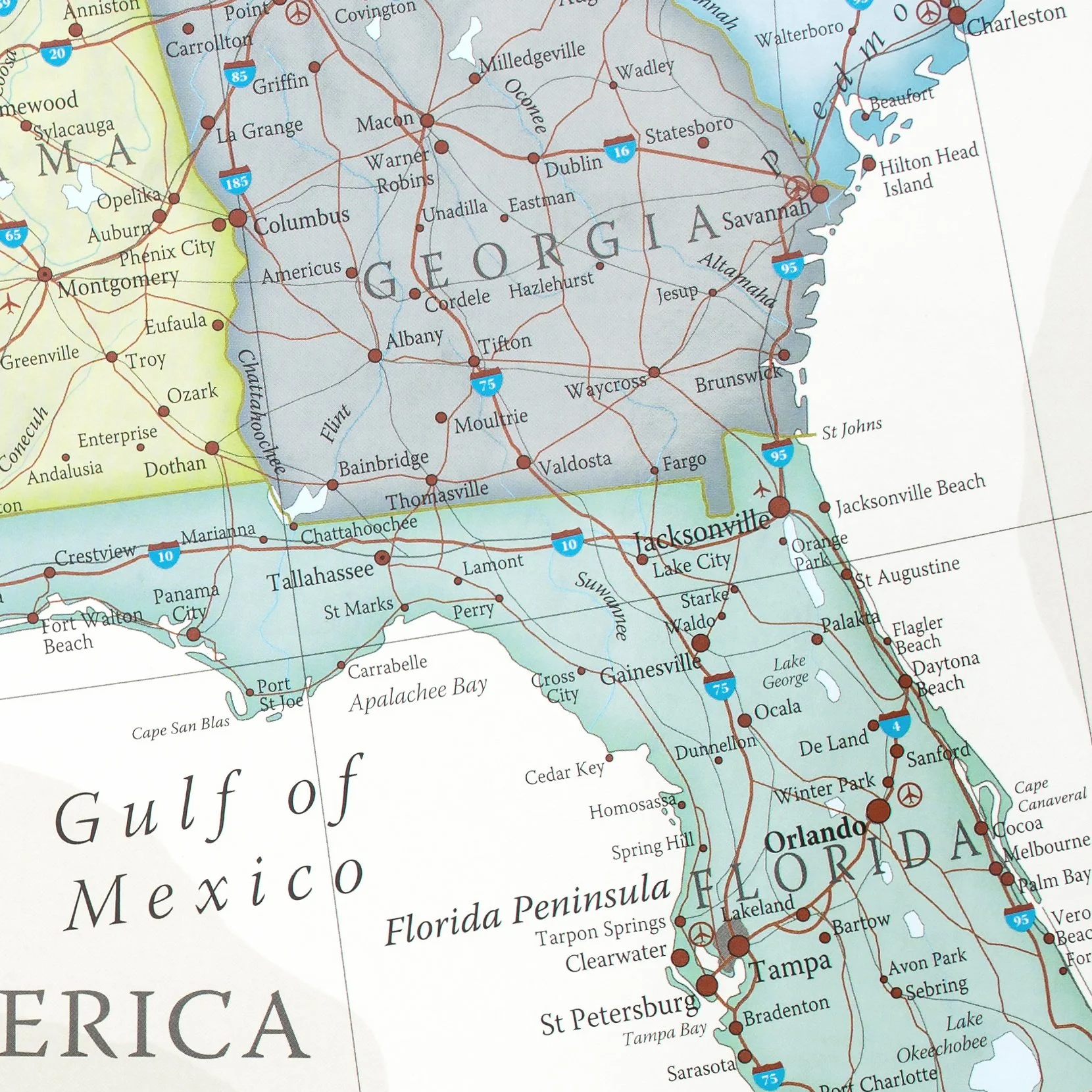 Maps International USA Map Classic Laminated 91,4 x 61 cm