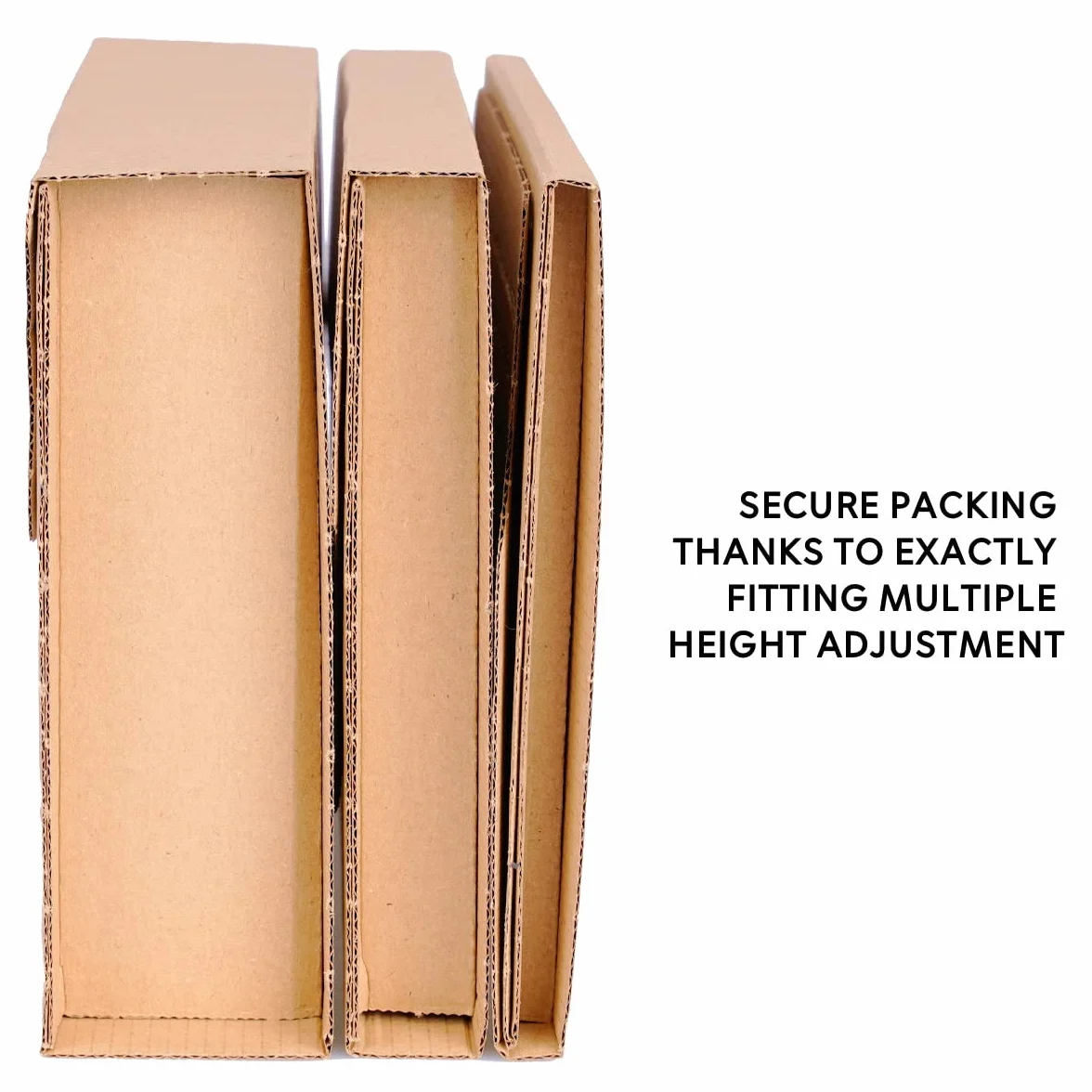 Lot de 50 emballages autocollants pour livres A3 430 x 310 x 10-60 mm