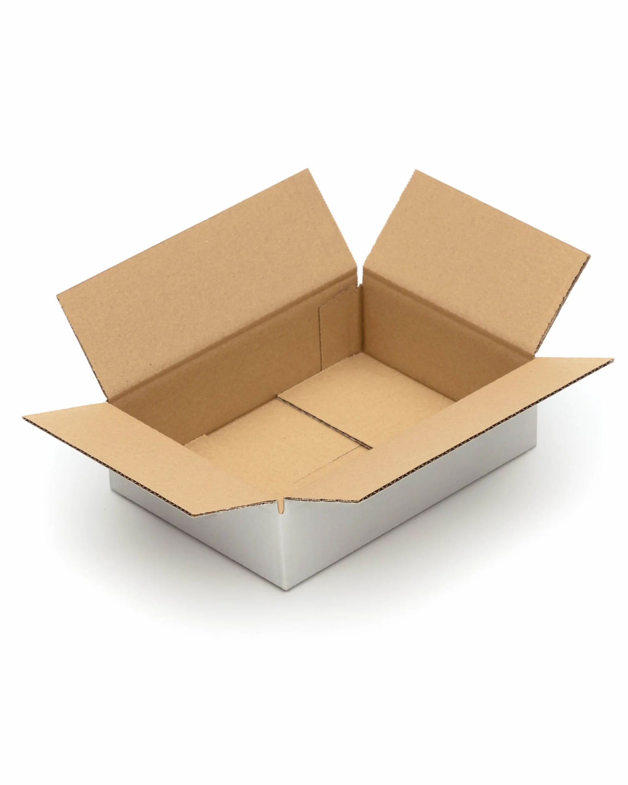 Cartons d'expédition 215 x 150 x 55 mm blanc simple paroi 400 pièces
