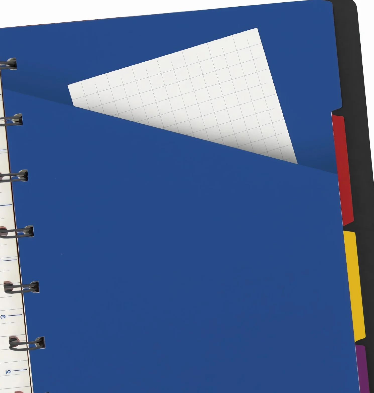 Filofax Carnet de note A4 repositionnable Noir