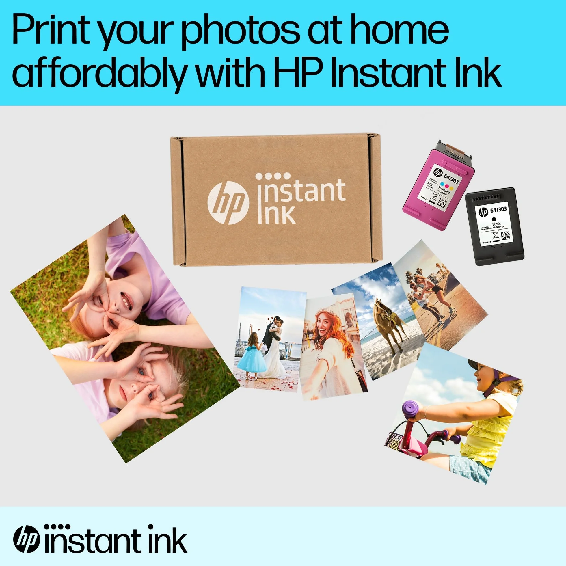 HP Papier photo Everyday brillant 200 g/m2 10 x 15 cm 100 feuilles compatible InkJet