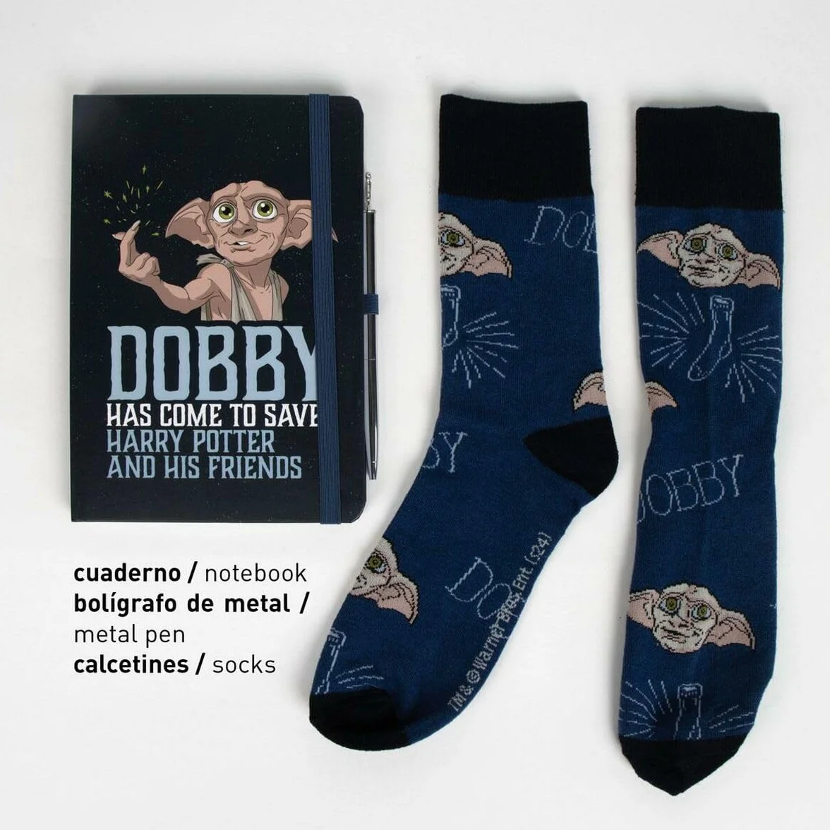 Cerdá Set de Papeterie Chaussette Harry Potter Dobby 25,5 x 22,0 x 2,5 cm