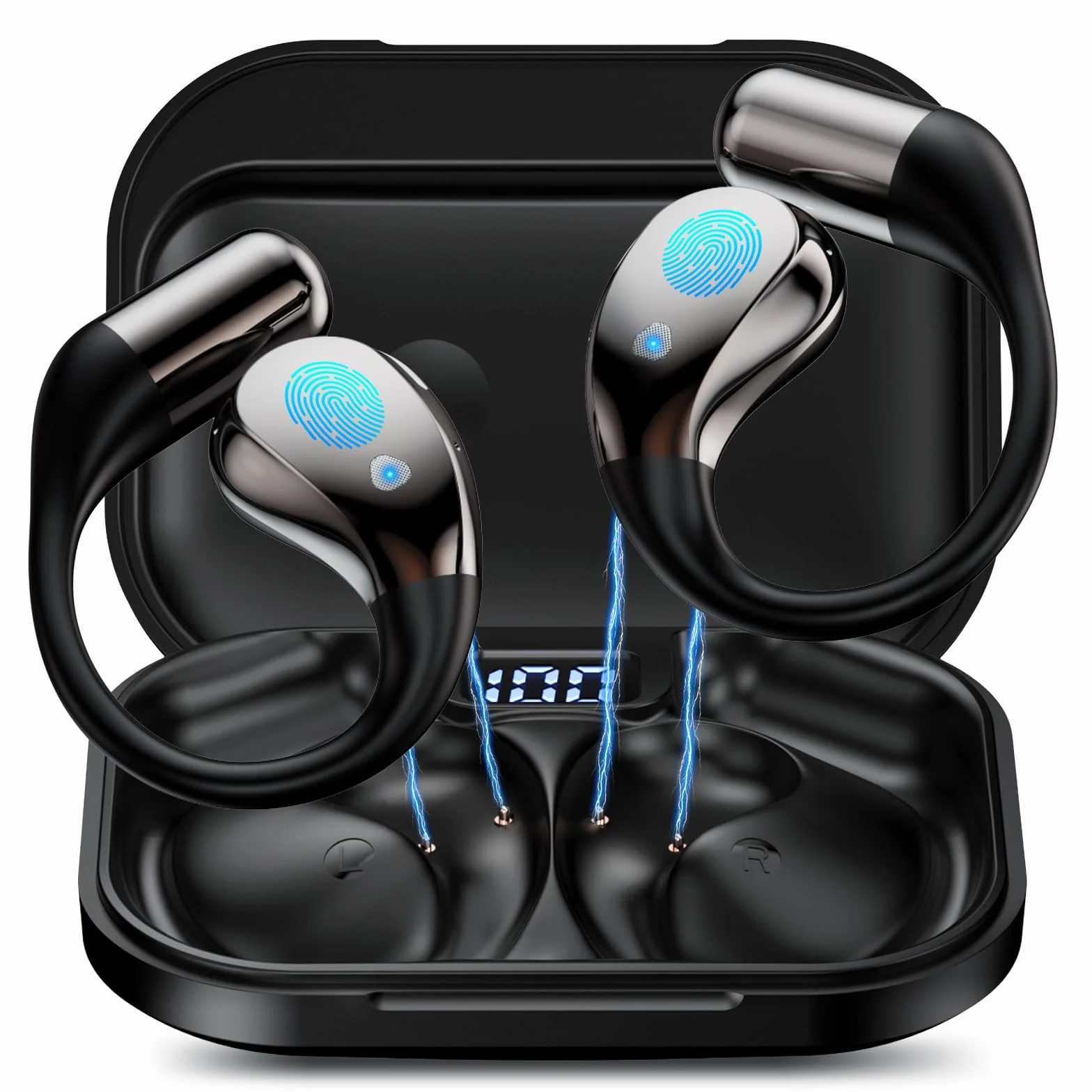Écouteur Traducteur Instantané AI Vocal 164 langues Bluetooth 6.0 3 en 1 40H autonomie Casque sans fil 7 modes