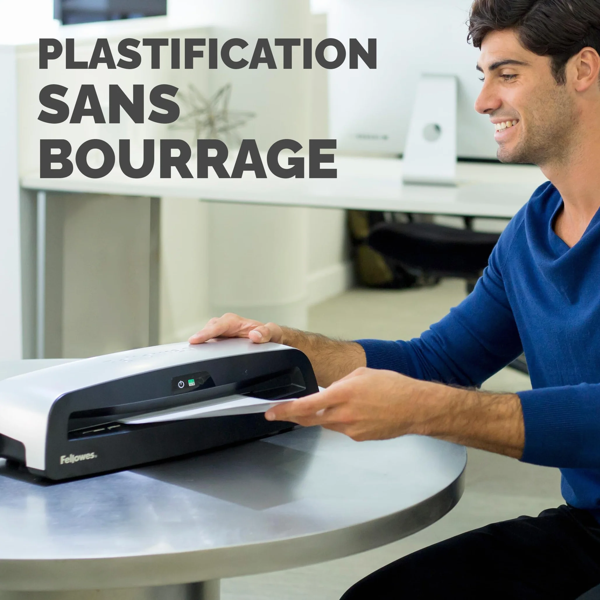 Fellowes Plastifieuse Neptune 3 A3 175 Microns Anti-Bourrage Auto-Sense InstaHeat