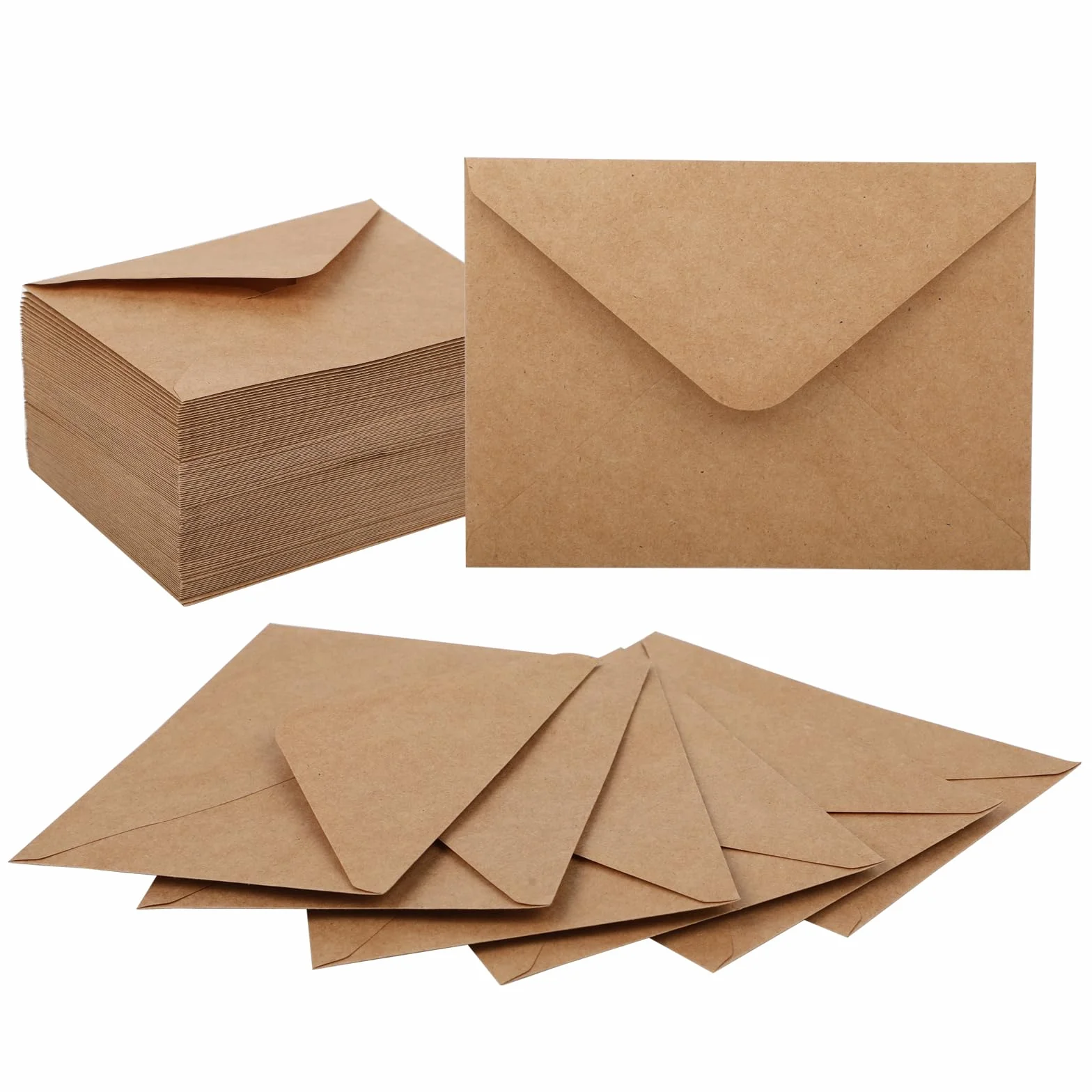 Enveloppes en Papier Kraft B6 13x18 120 g/m² Mariage Faire Part Lettres Cartes Invitations