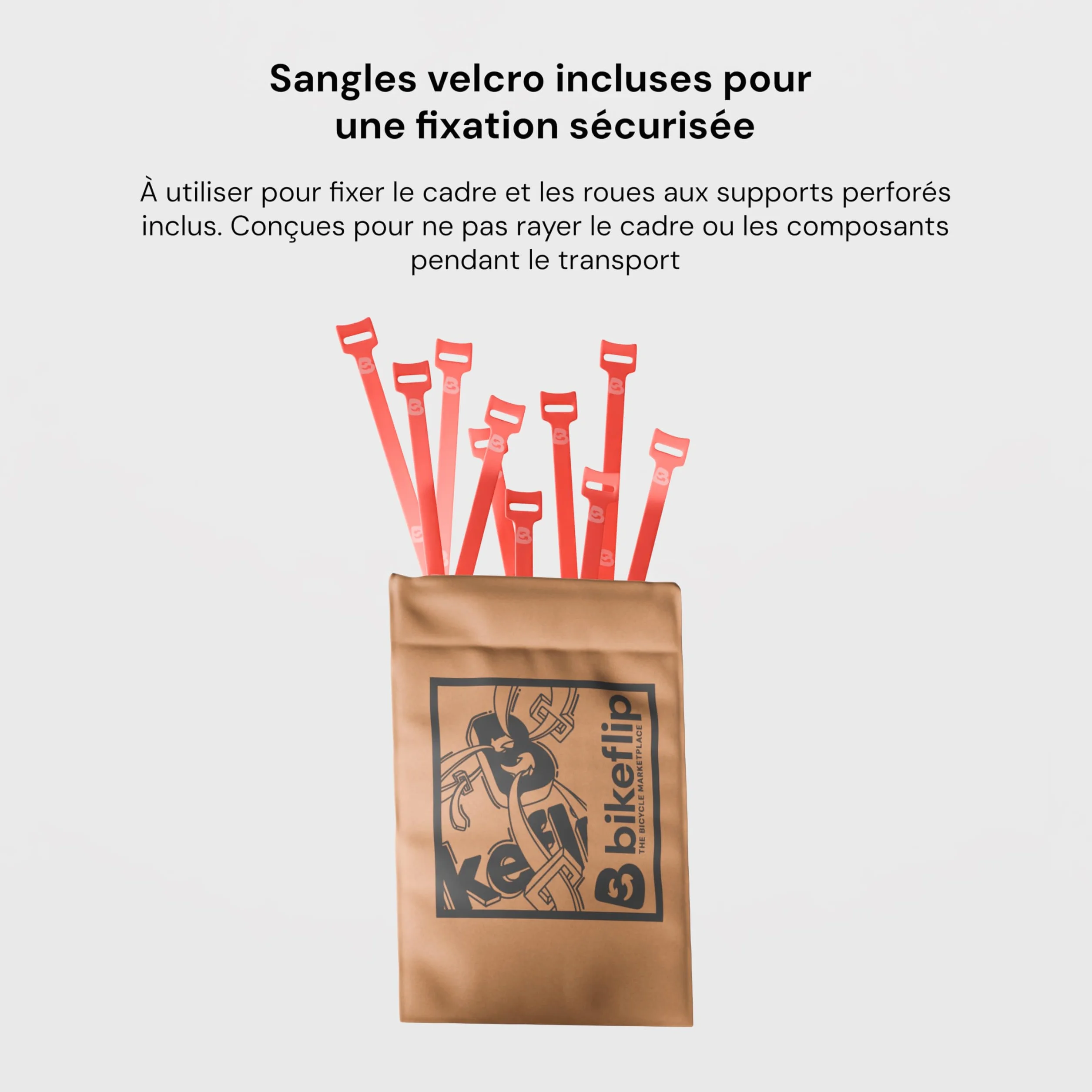 Bikeflip Carton d'Expédition pour Vélos VTT E-Bike Gravel Résistant Réutilisable