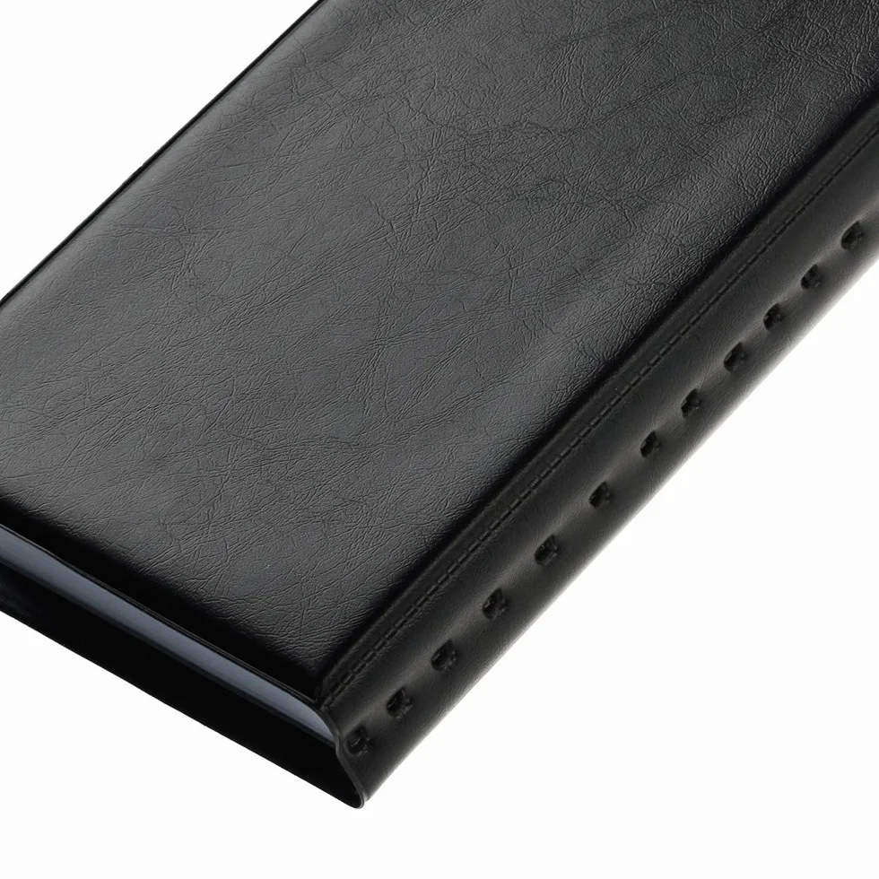 Zacro Porte Cartes de Visite PVC 240 Cartes Livre Ranger Fidélité Noir