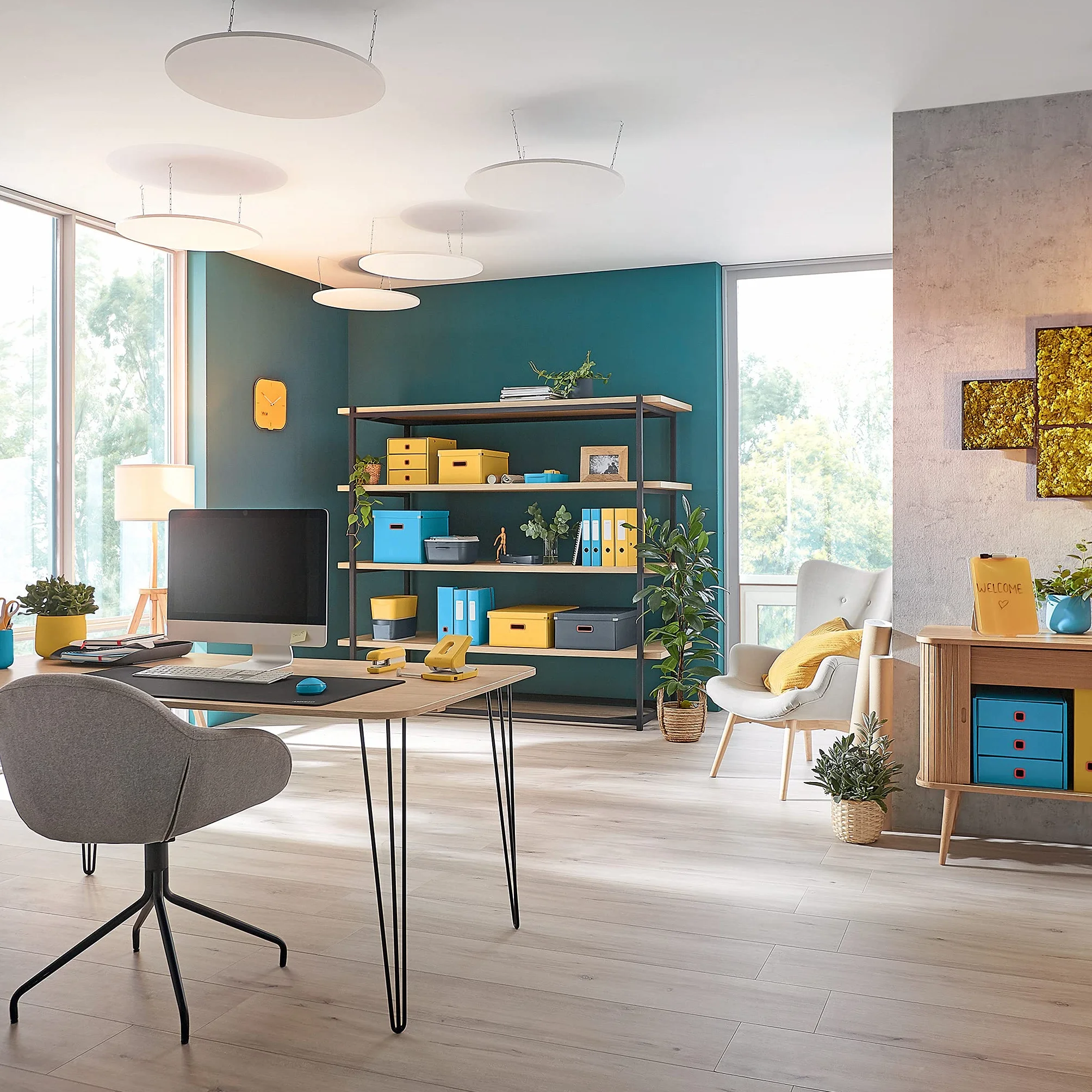 Leitz Click & Store Porte-Magazines A4 Carton Jaune