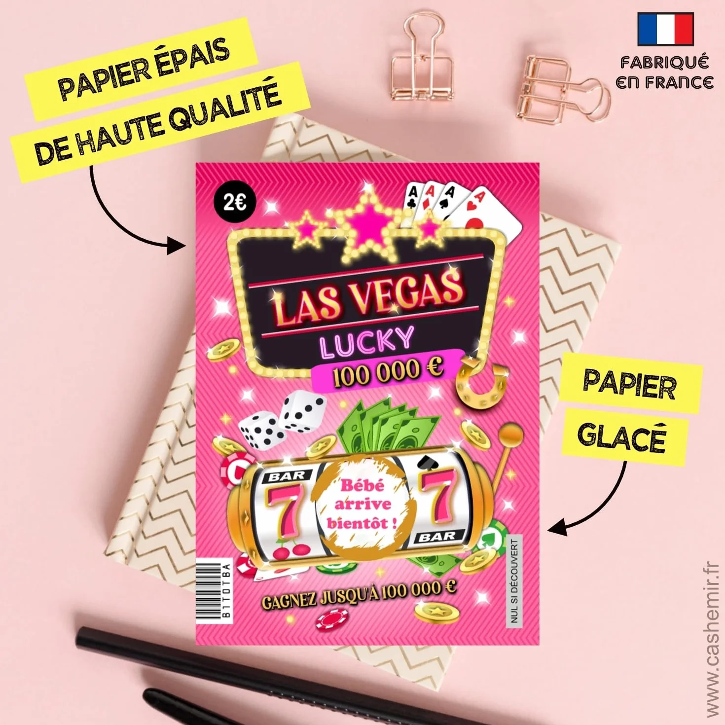 Cartes à gratter Annonce Grossesse Bébé Bientôt - Lot de 6 Tickets de Jeu pour Mamie Papy Tonton Tata