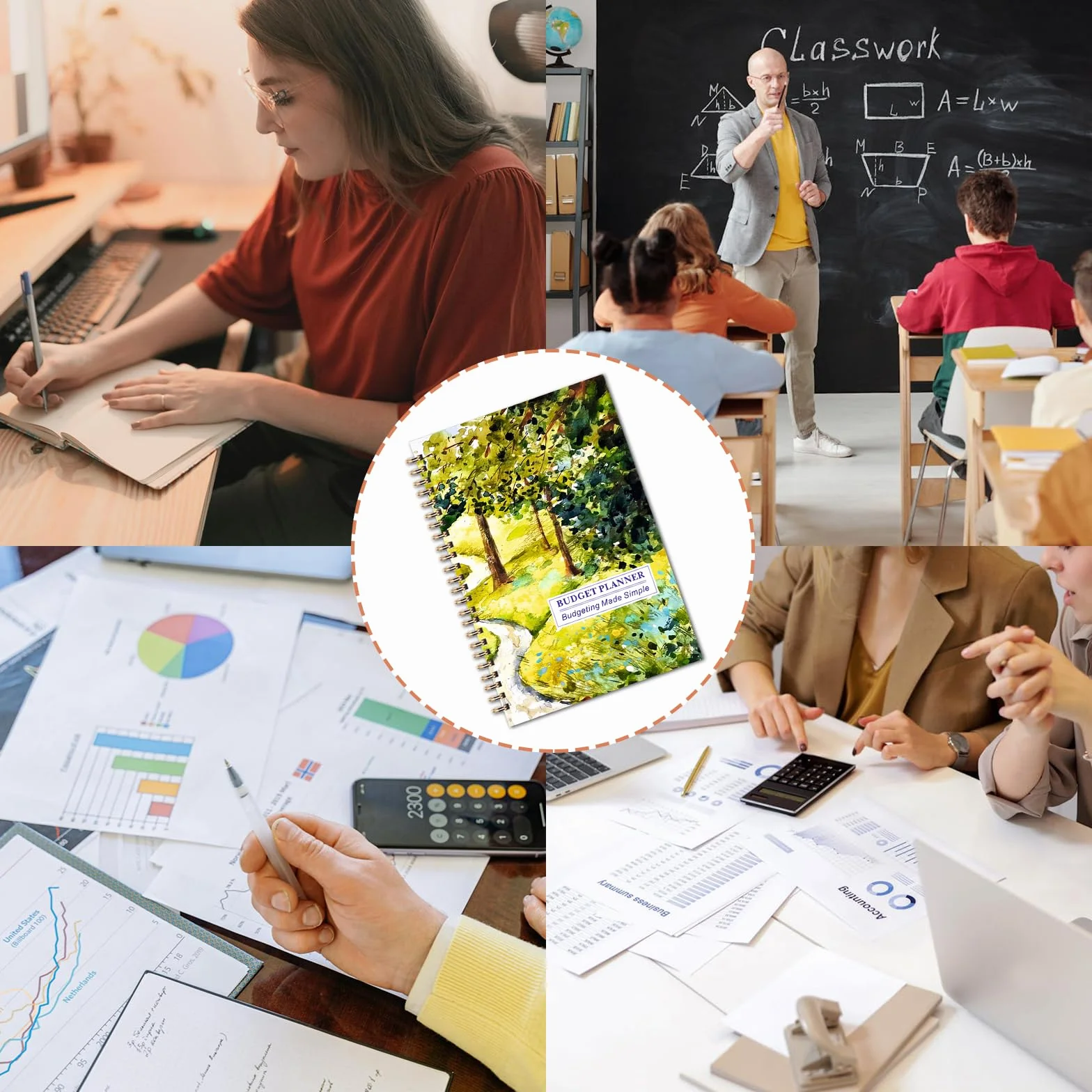 Classeur Budget A5 Mensuel Suivi Financier Planificateur 1 an