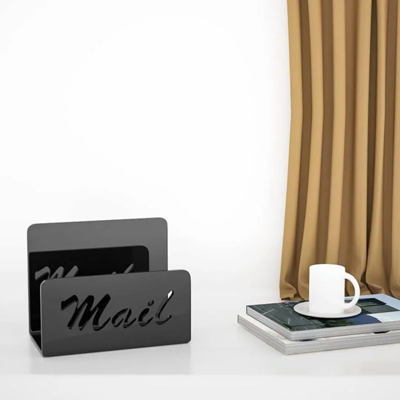 Organisateur de Courrier en Acrylique Trieur de Lettres pour Bureau