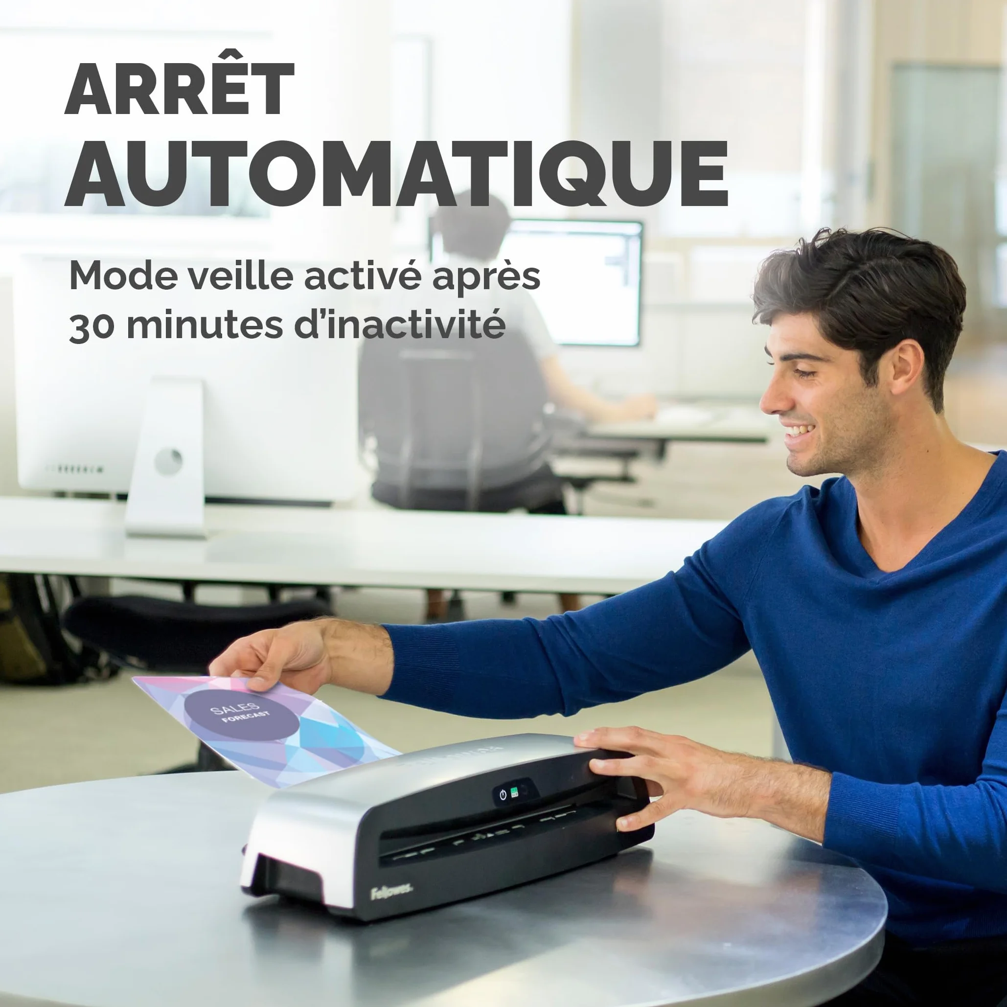 Fellowes Plastifieuse Neptune 3 A3 175 Microns Anti-Bourrage Auto-Sense InstaHeat