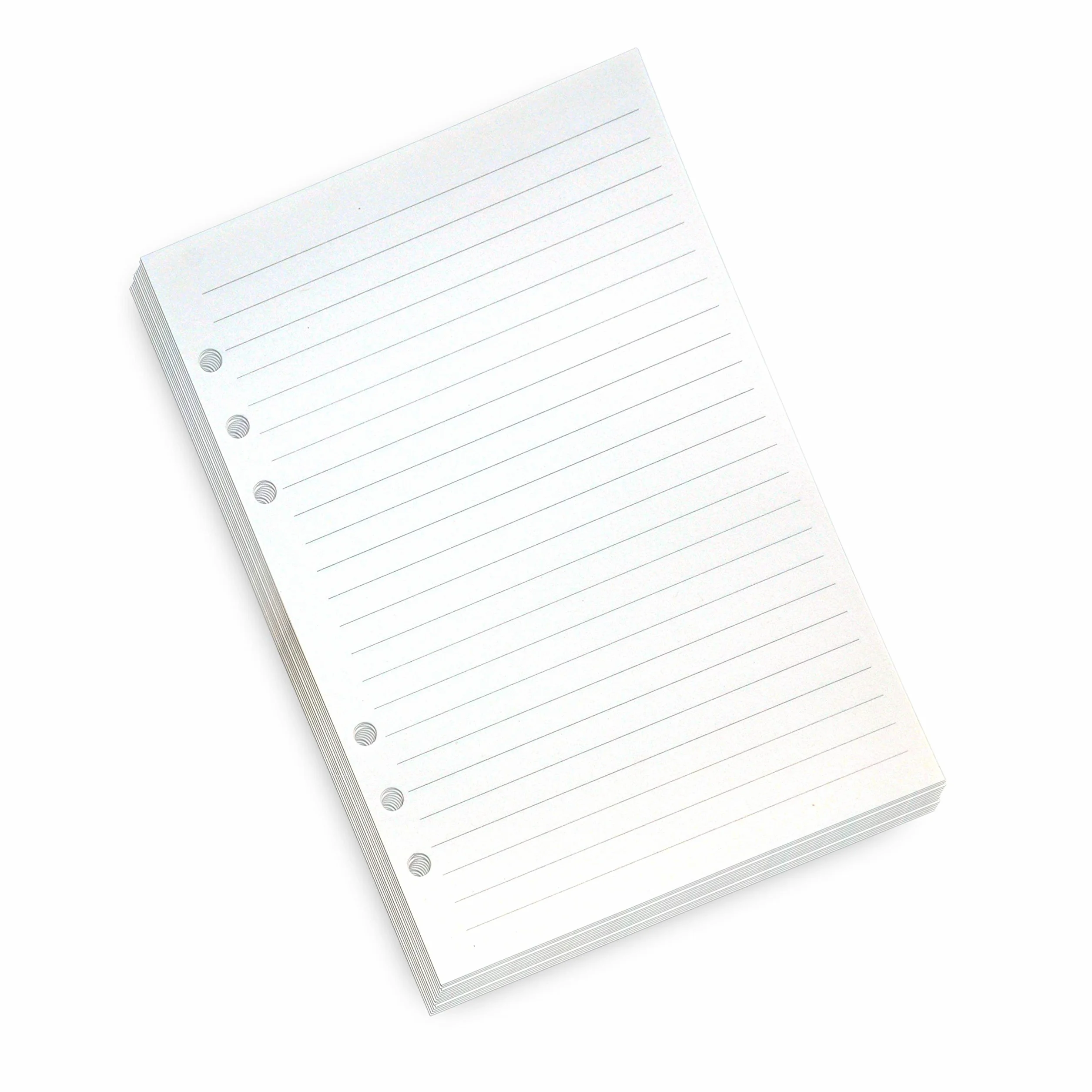 Wanderings Planificateur Classeur A5 6 Anneaux Recharges Lignées 120 GSM Crème 14,2 x 21 cm Compatibles Filofax