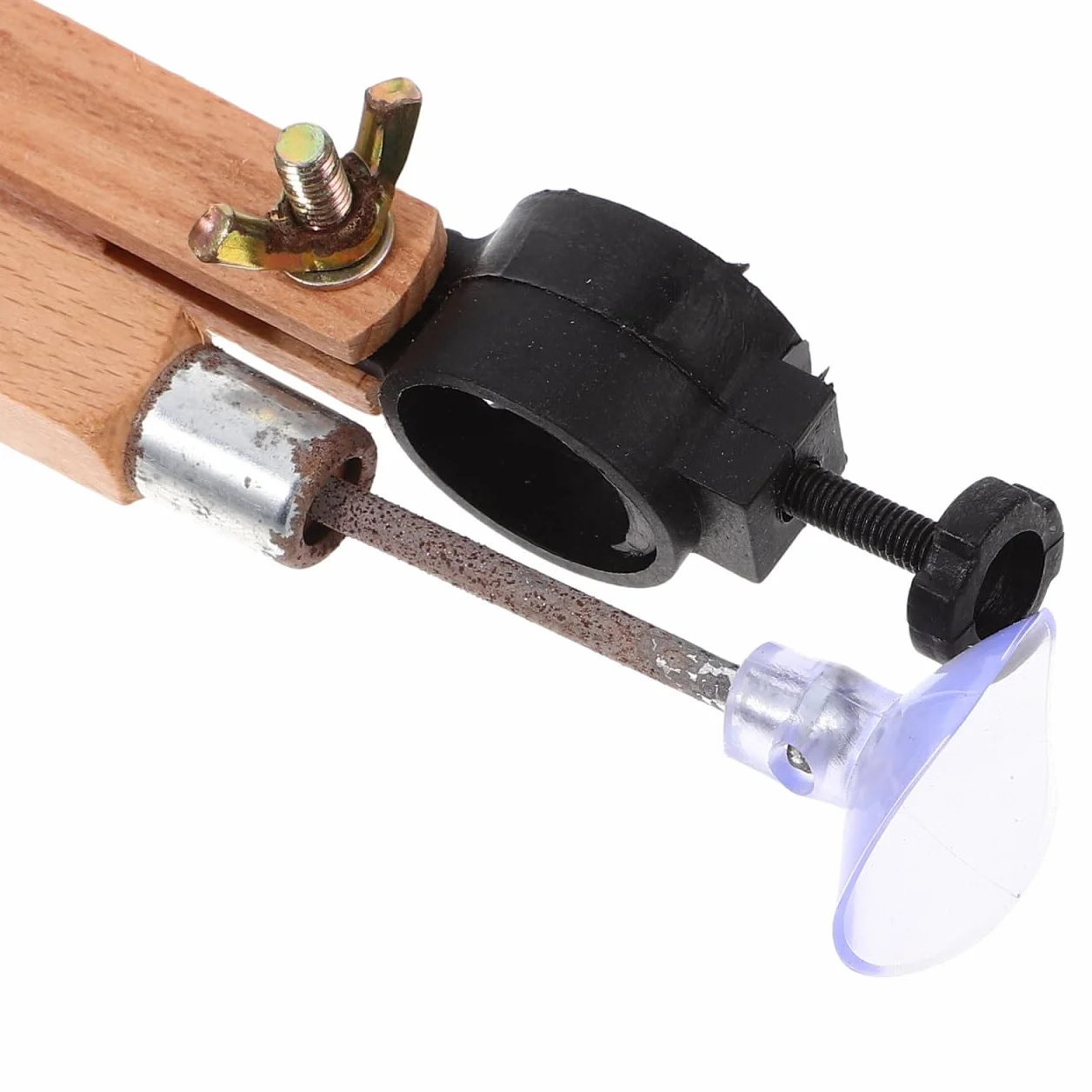 Angoily Boussole Pédagogique En Bois Compas À Dessin Grand Rayon Avec Porte-Stylo Pour Cours De Mathématiques