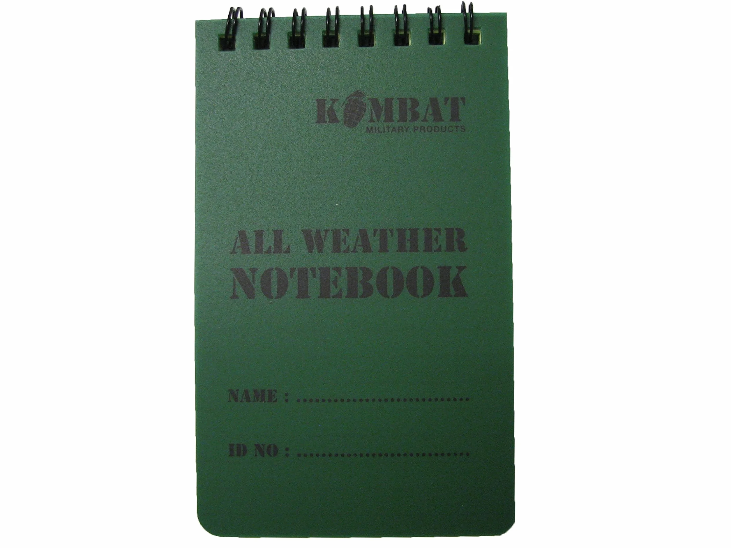 Kombat UK Mini carnet de notes militaire étanche 50 pages