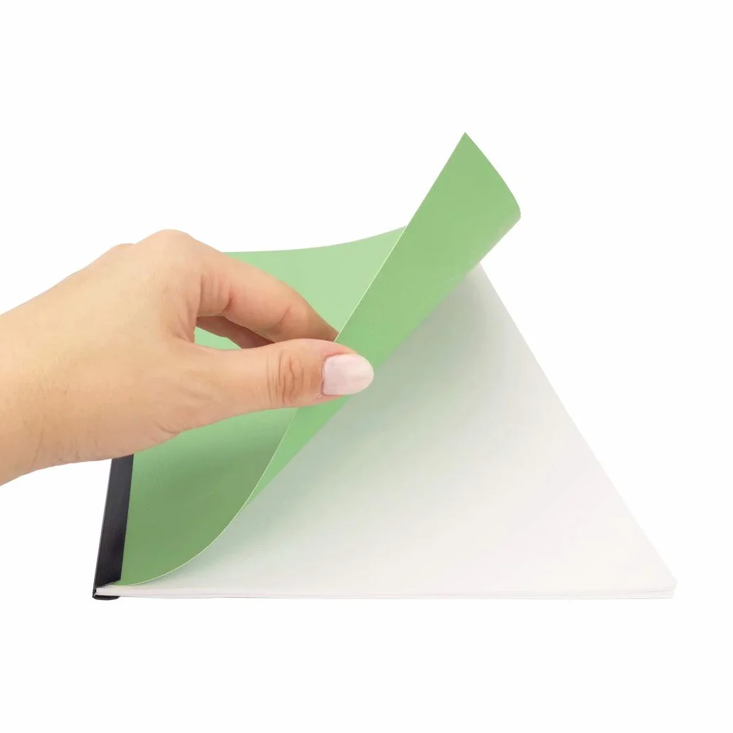 D.RECT Lot 100 feuilles imitation cuir A4 Vert