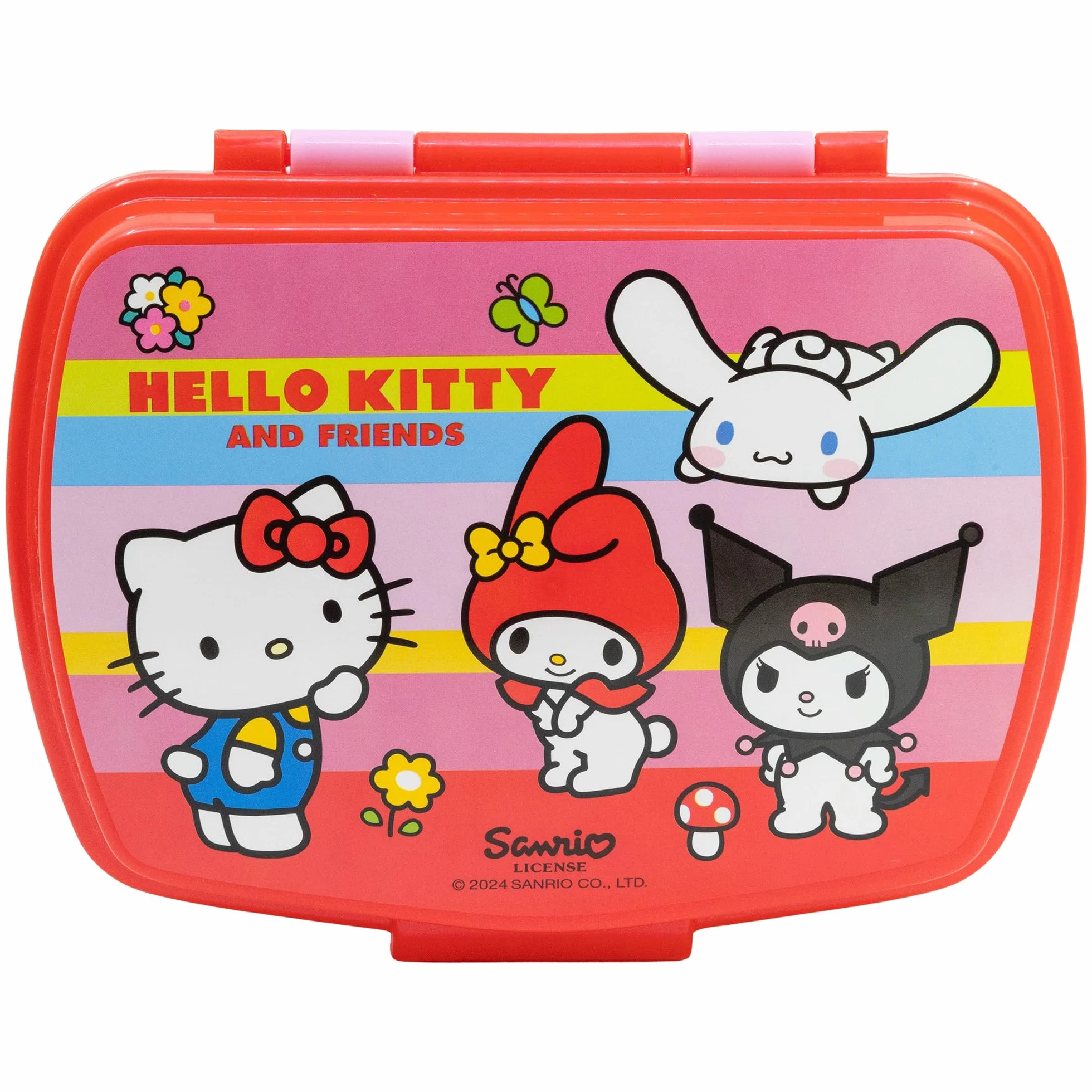 Boîte à Goûter Enfant Hello Kitty STOR 1333ml Rectangulaire Sans BPA Plastique Résistant