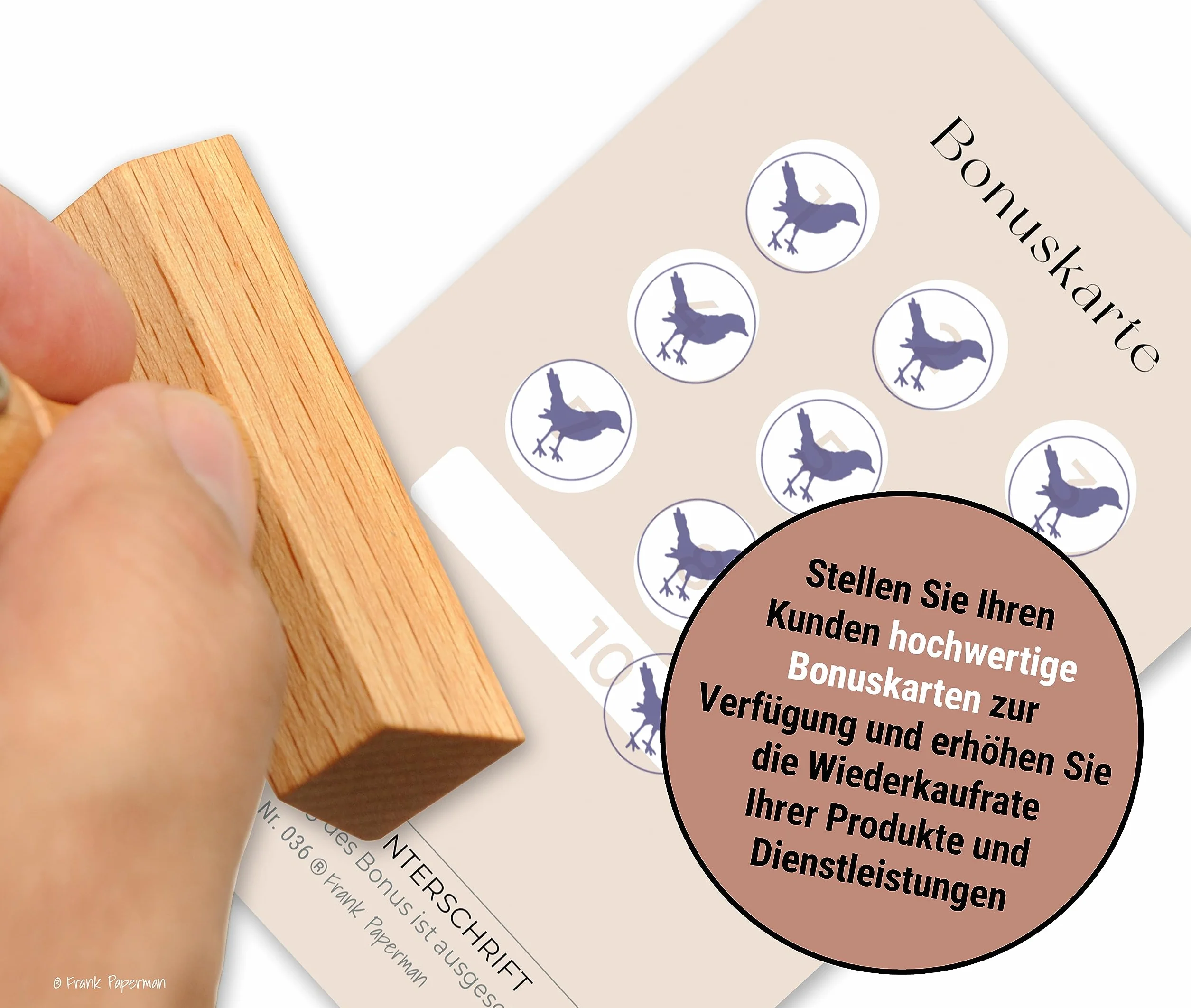 Lot de 125 cartes bonus fidélité pour salon beauté