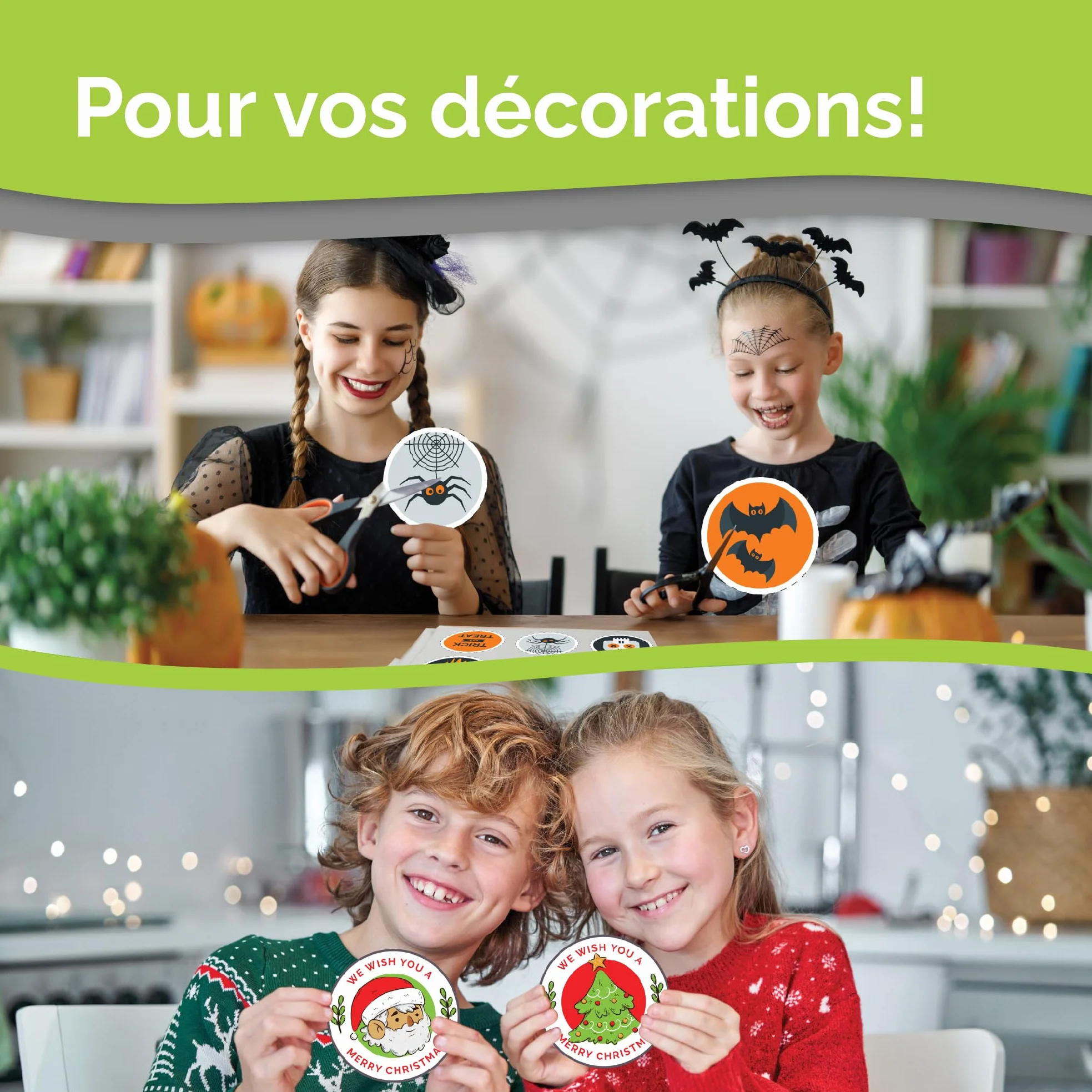 Papier autocollant vinyle imprimable blanc mat résistant à l'eau Lot de 34 feuilles