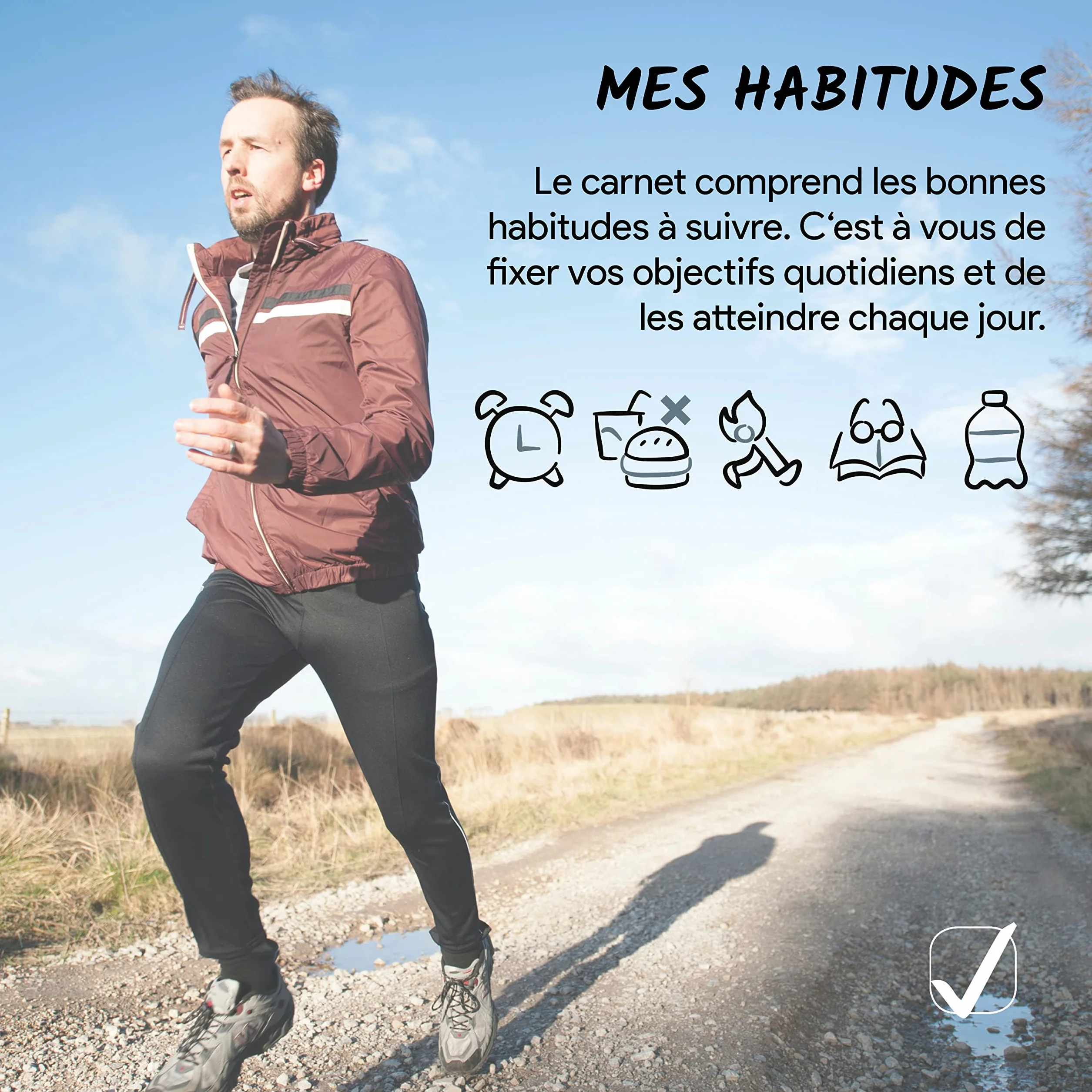 Action Day Organiser TO DO LIST Bloc-notes A5 Gestion des tâches Productivité