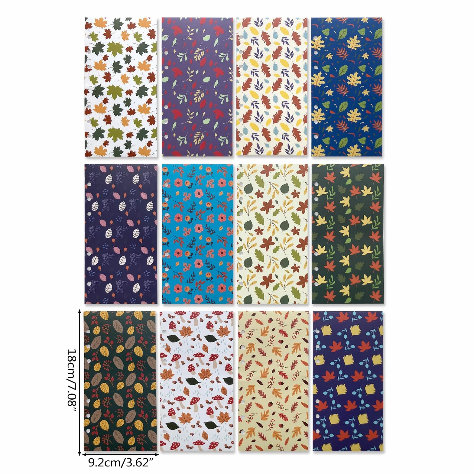 Enveloppes laminées florales avec pochettes pour espèces, portefeuille budgétaire, feuilles de classeur pour femme