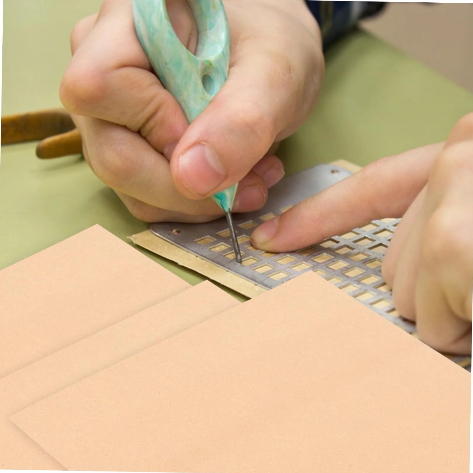 SHINEOFI Papier à écrire pour aveugles 20 feuilles fournitures d'apprentissage