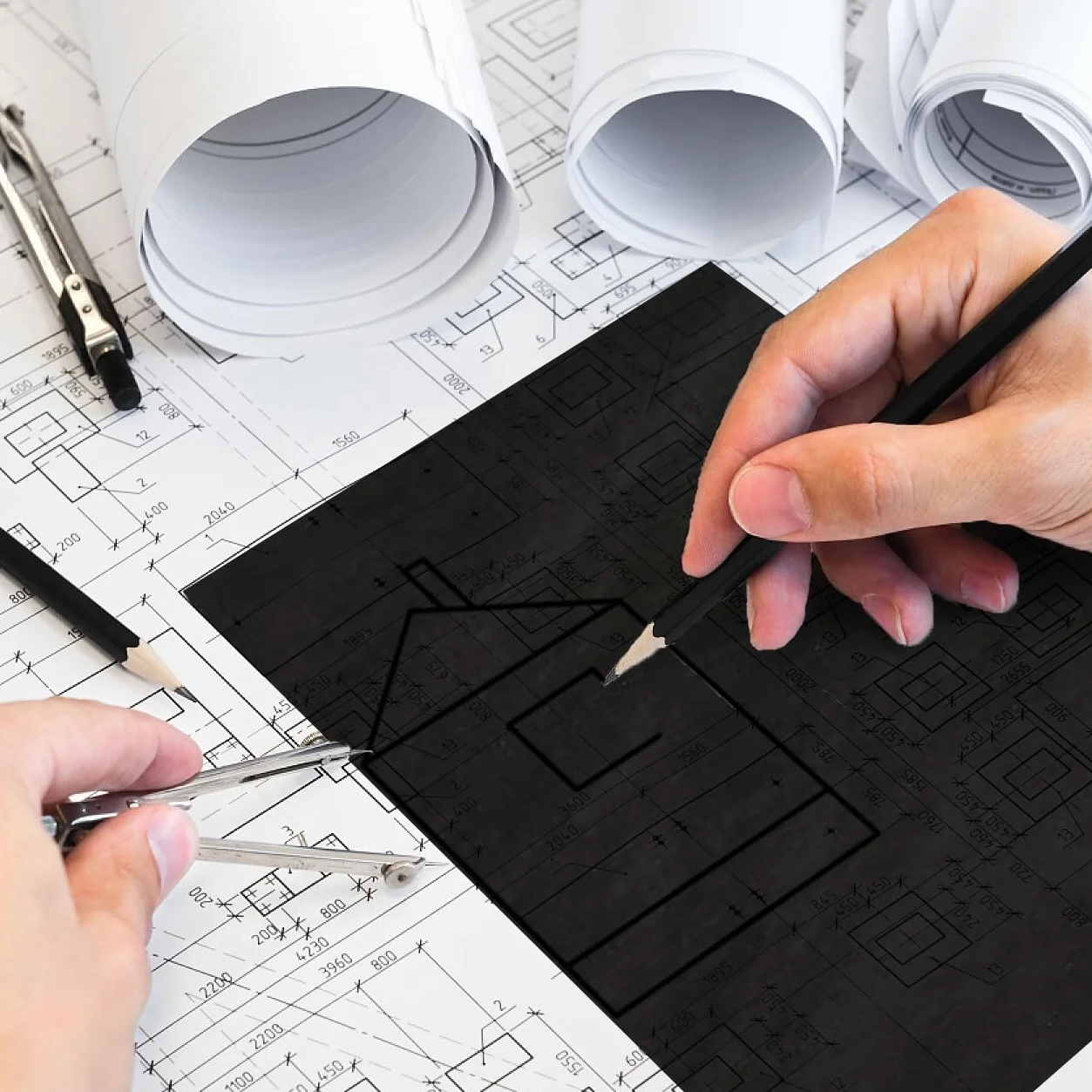 Papier de Copie Carbone A4 Graphite Transfert 200 Pièces pour Traçage sur Bois Toile Tissu