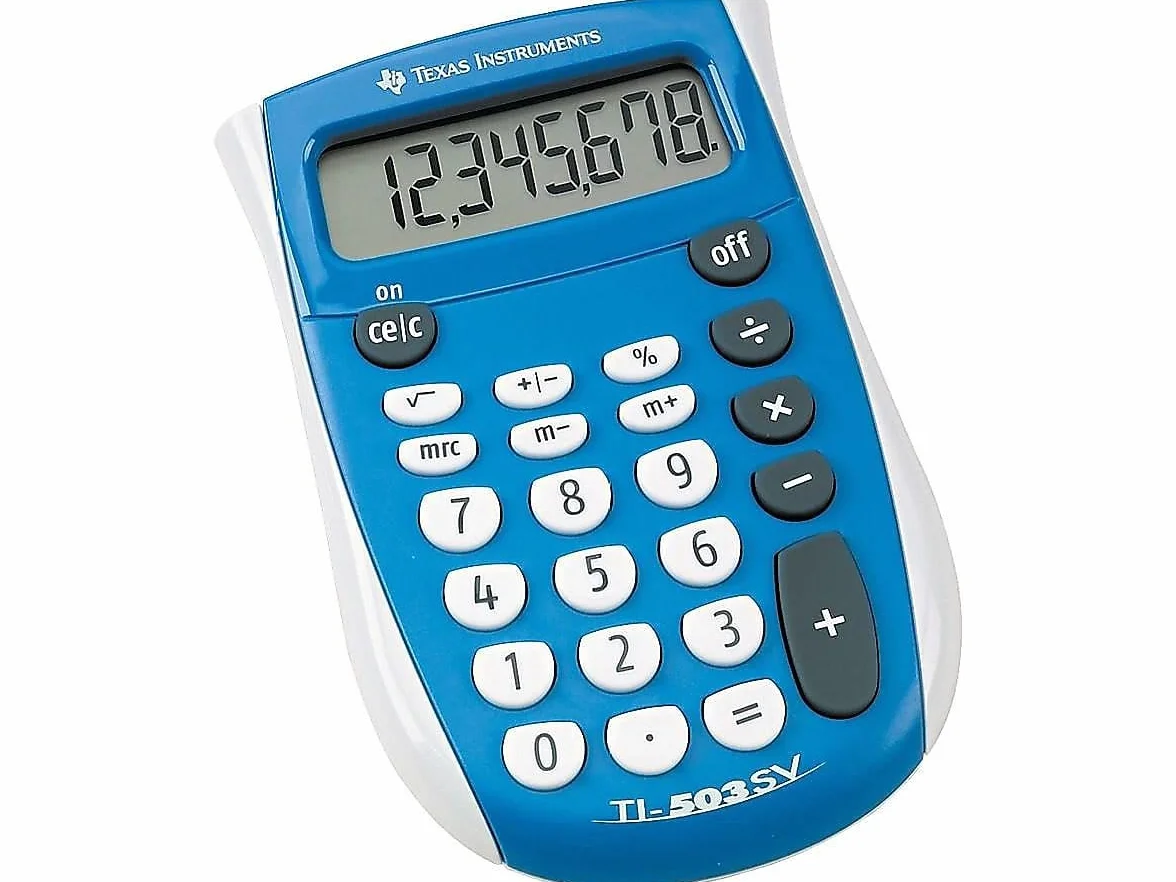 Texas Instruments TI 503SV Calculatrice 8 chiffres