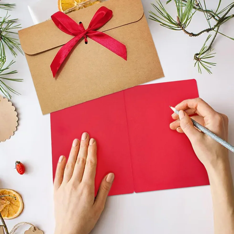 Carte de Vœux Mariage en Bois Originale avec Enveloppe, Carte Félicitation Mariage
