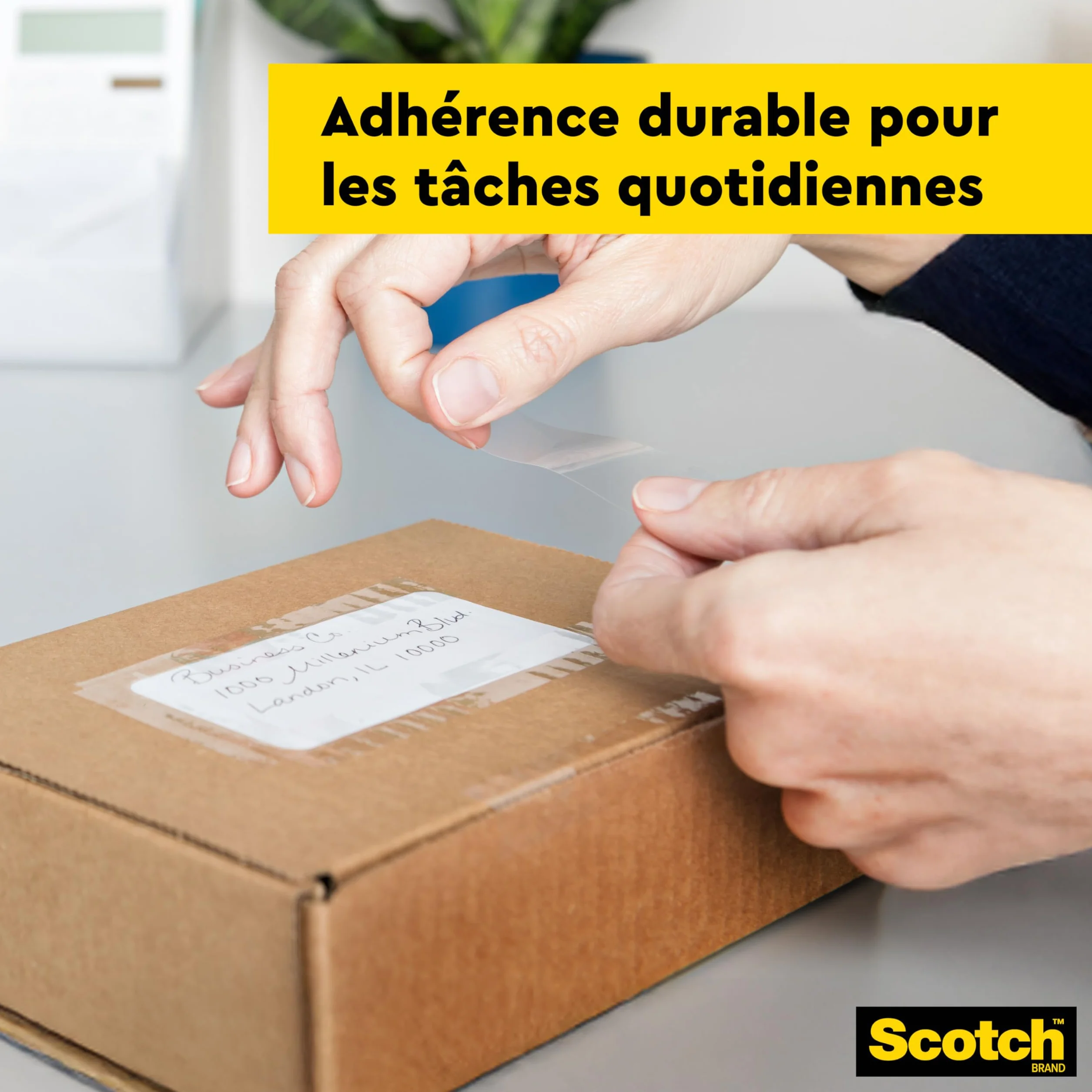 Scotch Ruban Adhésif Transparent 19mm x 33m 8 Rouleaux Usage Général